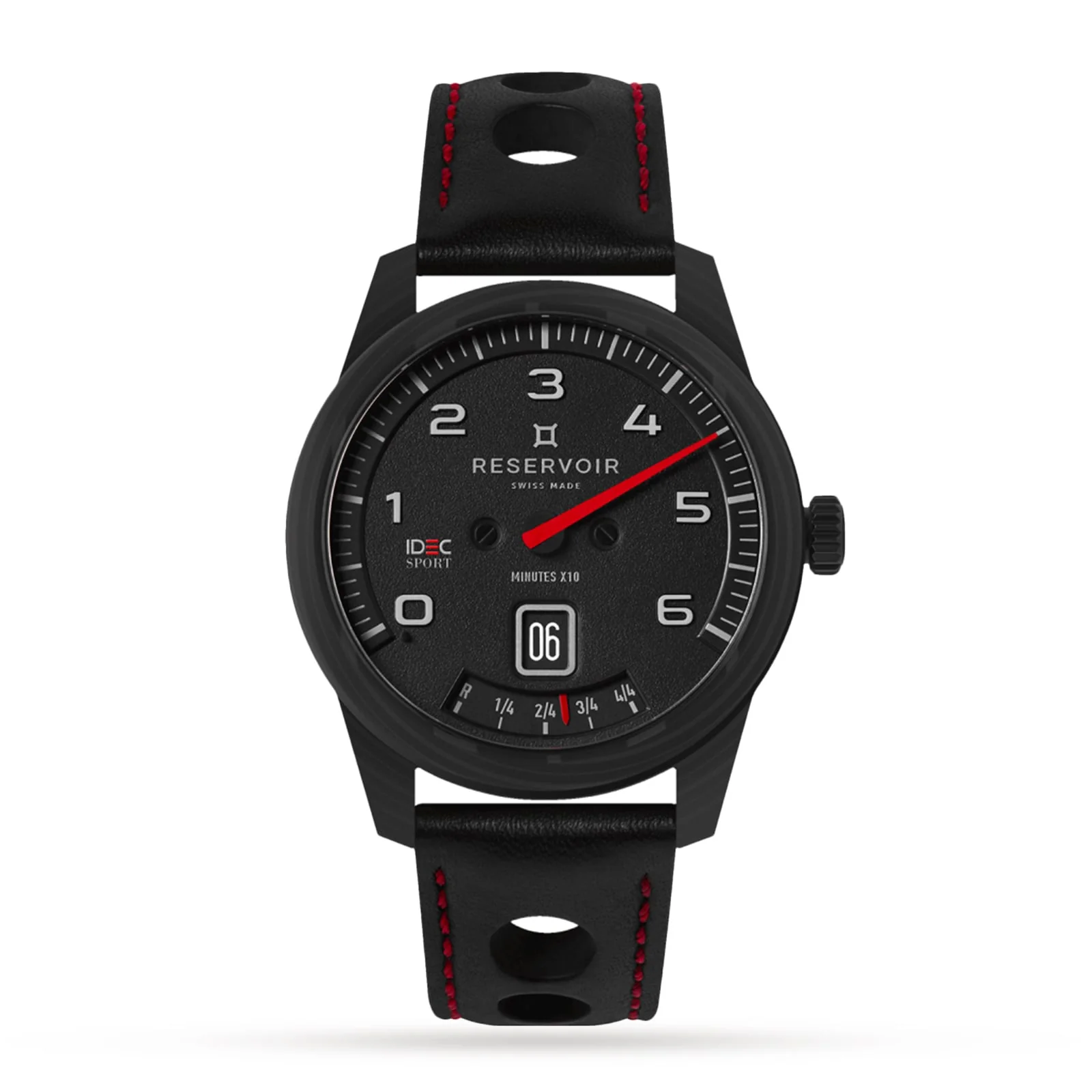 GT Tour Carbon x IDEC Sport 2021 | 44mm, Carbon Fibre, Leather, Black Dial