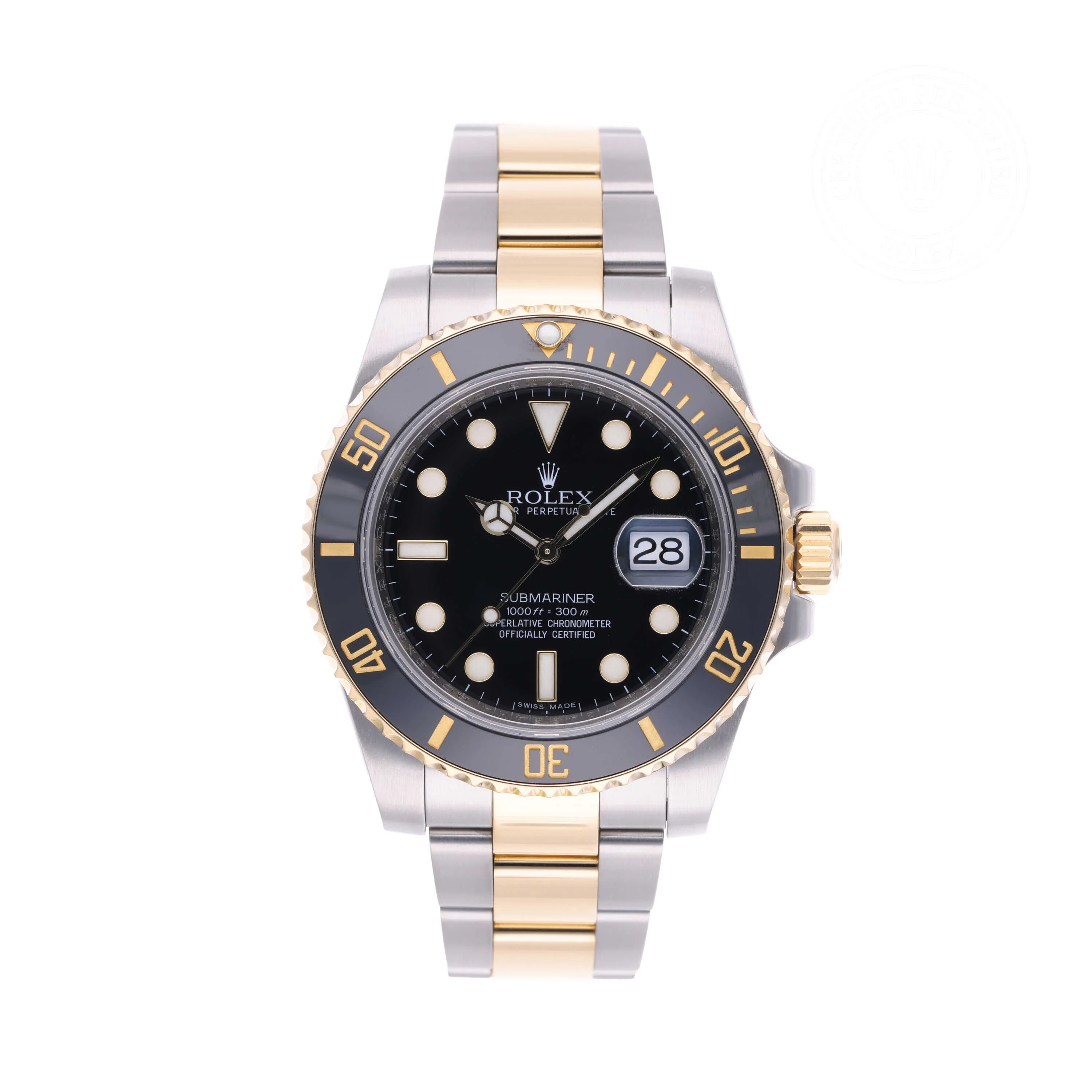 Submariner Date | 40mm, Two-Tone Steel & 18K Yellow Gold, Ref. M116613LN