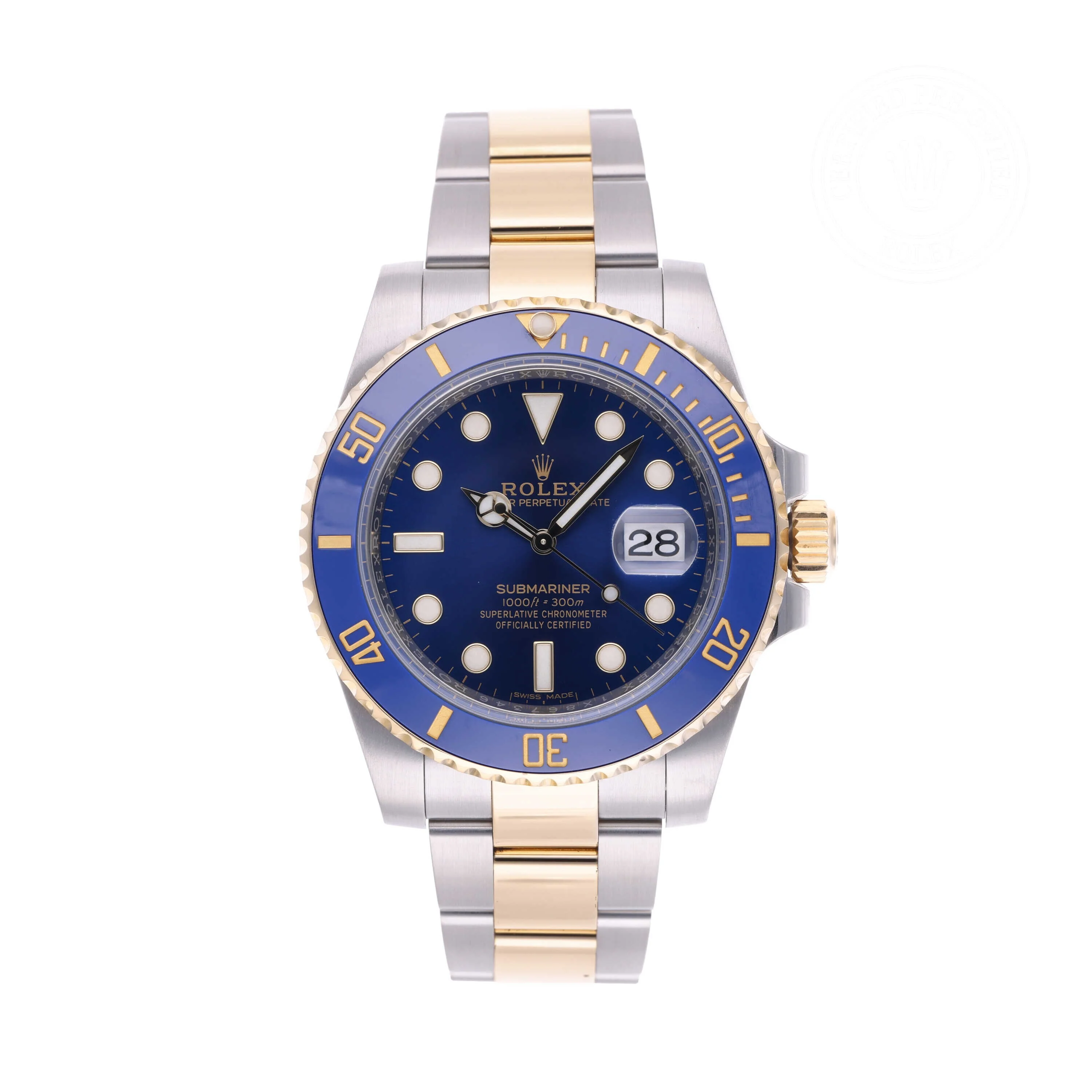 Submariner Date | 40mm, Two-Tone Steel & 18K Yellow Gold, Ref. M116613LB