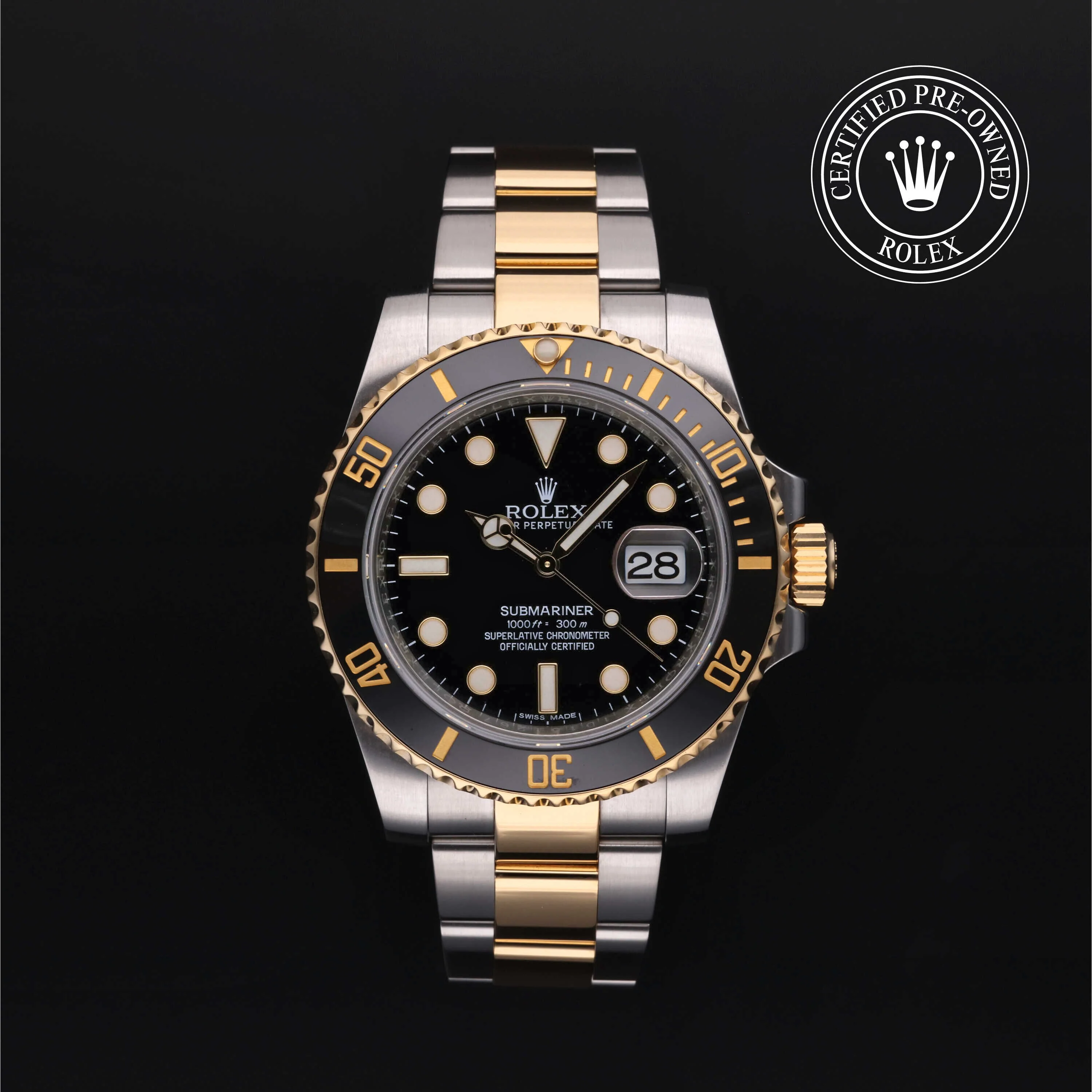 Submariner Date | 40mm, Two-Tone Steel & 18K Yellow Gold, Ref. M116613LN - Image 2