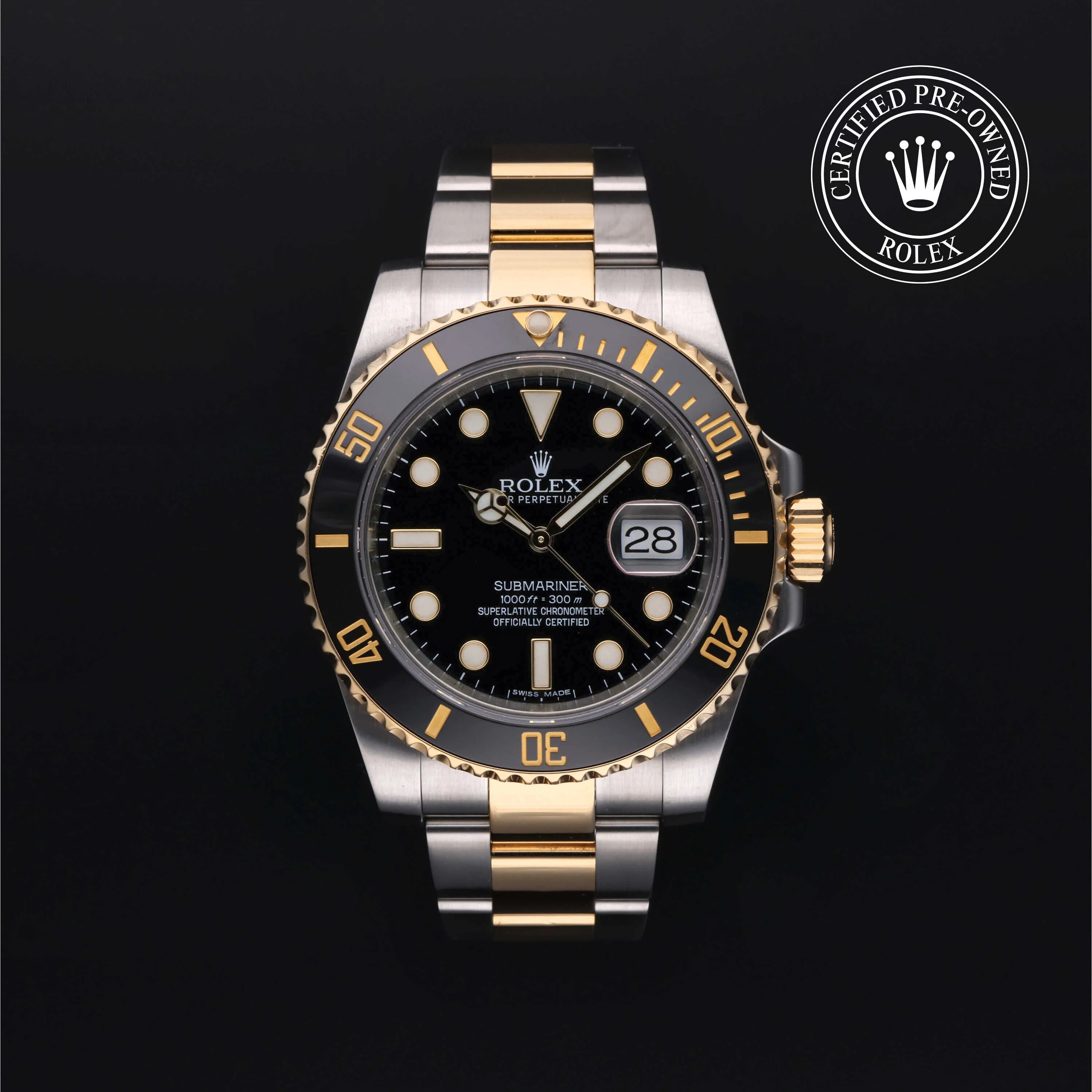 Submariner Date | 40mm, Two-Tone Steel & 18K Yellow Gold, Ref. M116613LN - Image 2