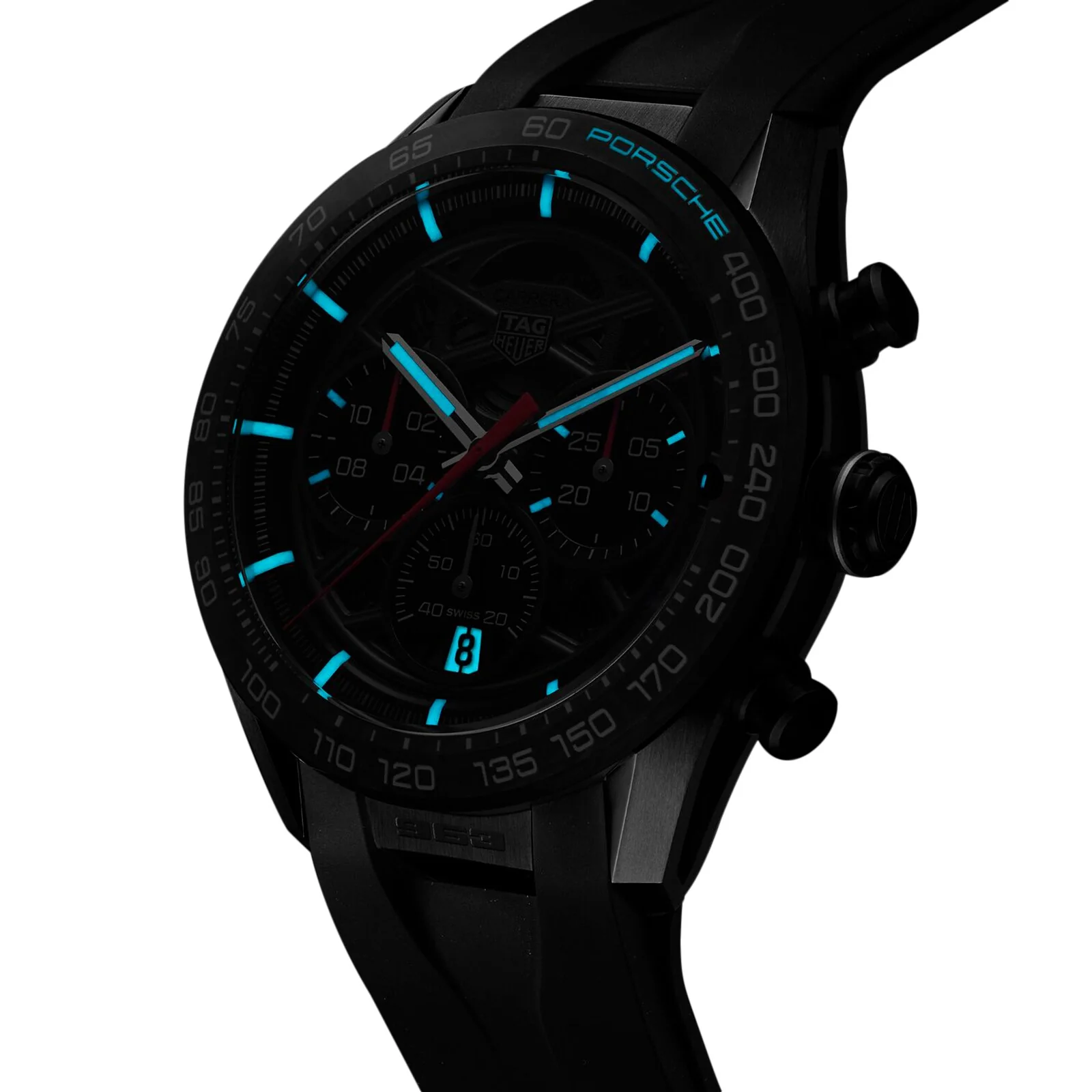 Limited Edition Carrera Chronograph x Porsche 963 | 44mm, Steel, Rubber, Grey Dial - Image 7