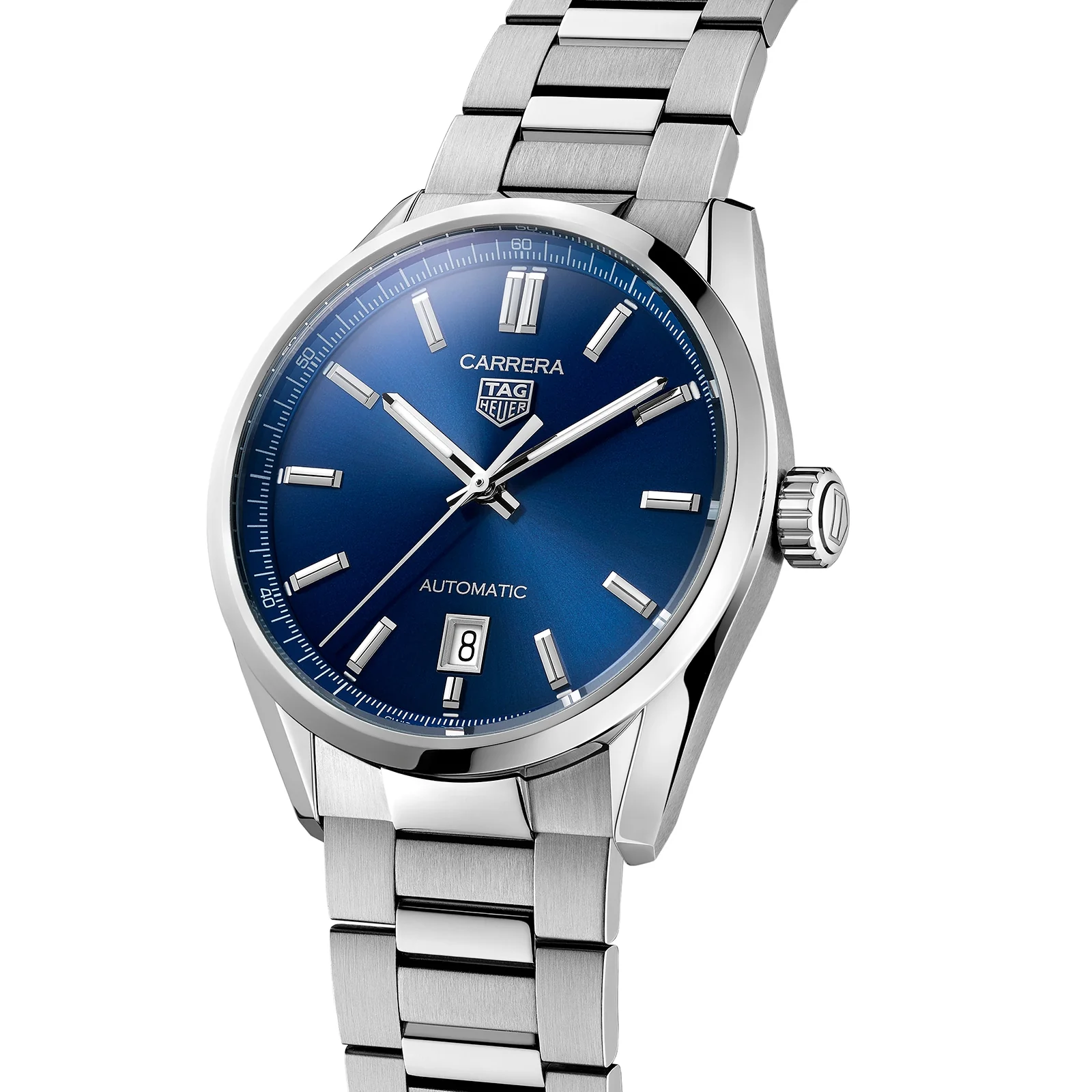 Carrera Date | 39mm, Steel, Blue Dial - Image 2