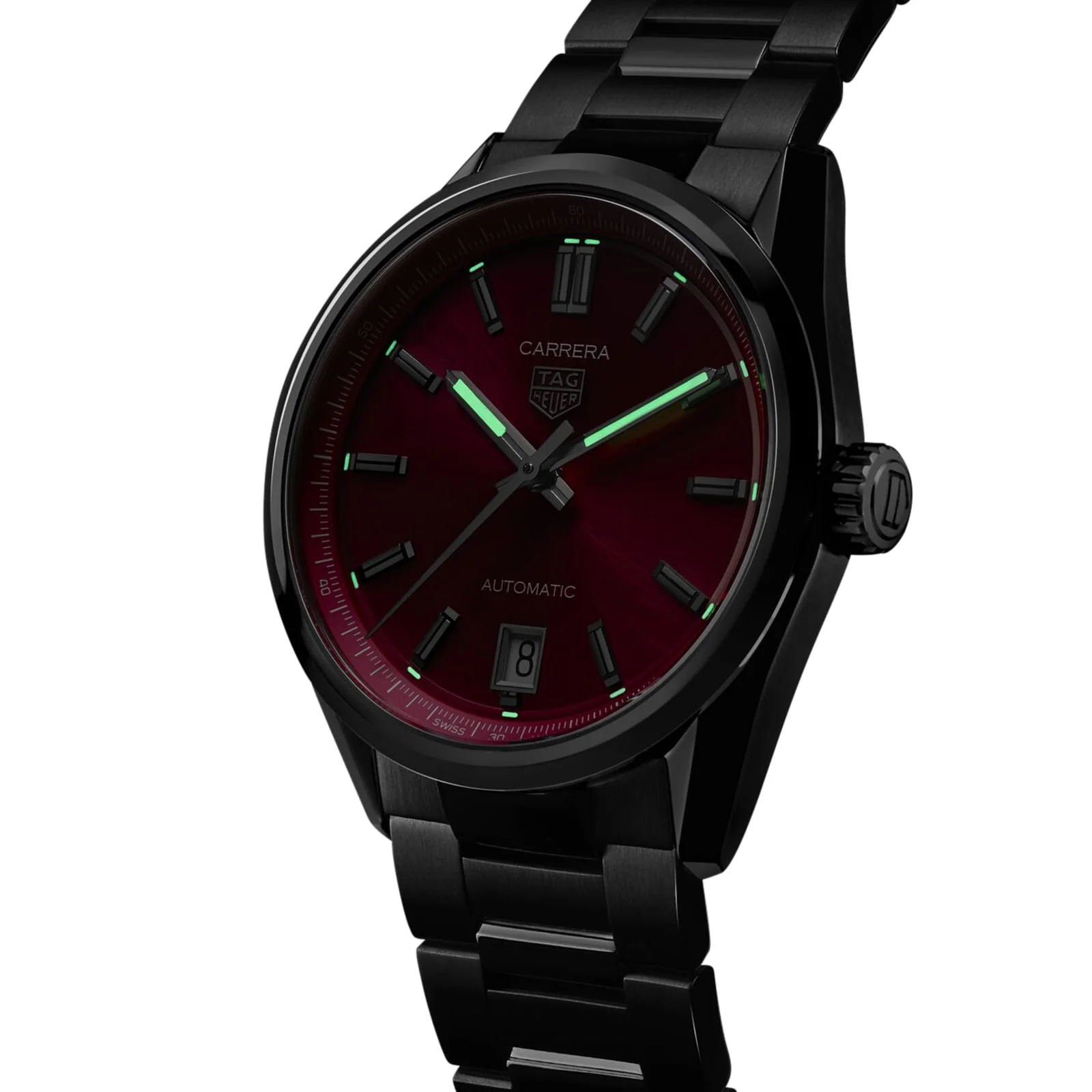 Carrera Date | 36mm, Steel, Pink Dial - Image 7
