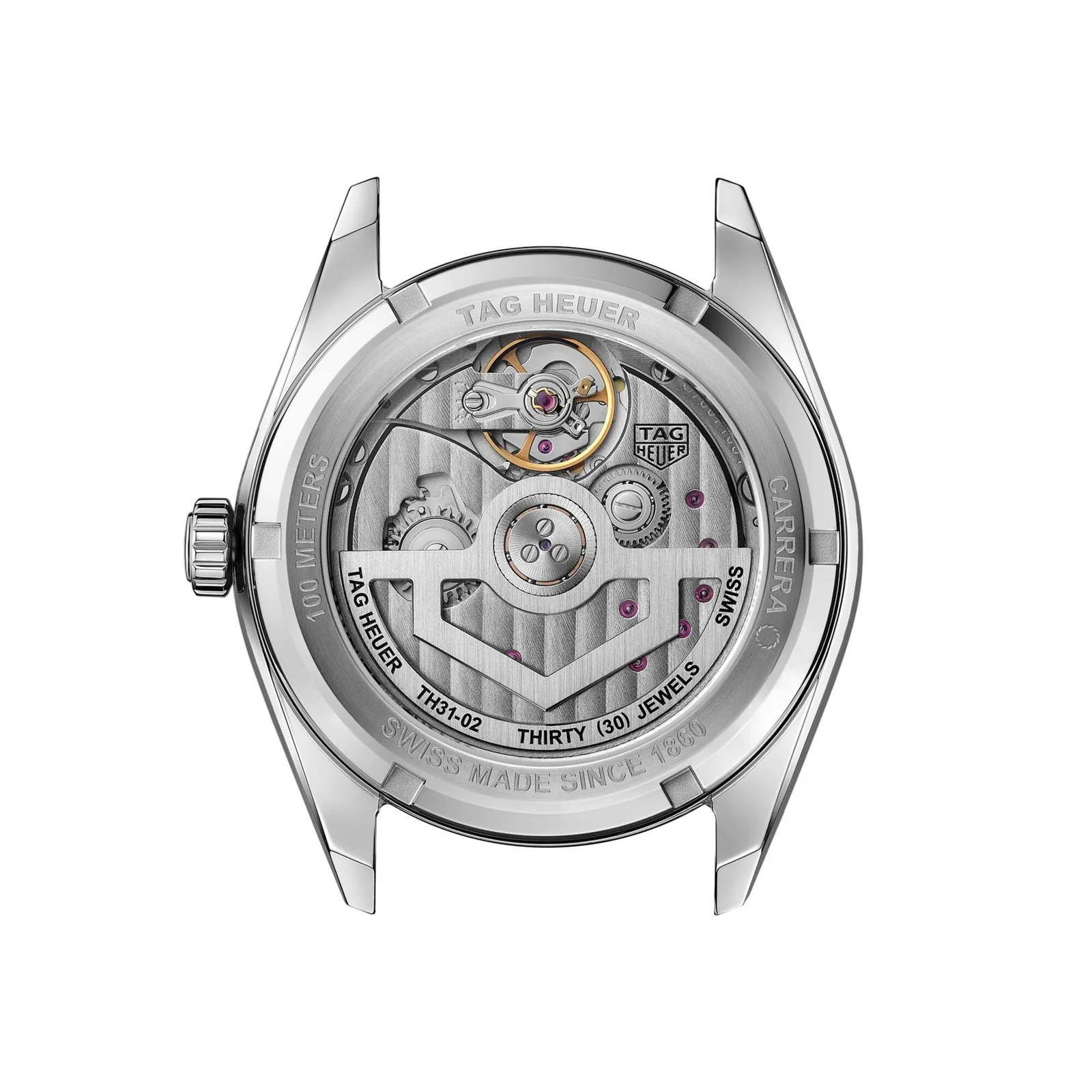 Carrera Day Day-Date | 41mm, Steel, Leather, Black Dial - Image 7