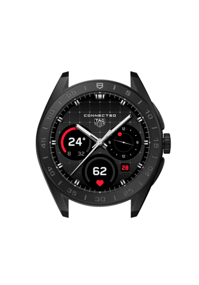 Connected Calibre E5 45mm | 45mm, Titanium DLC, Rubber, Black Dial - Image 6