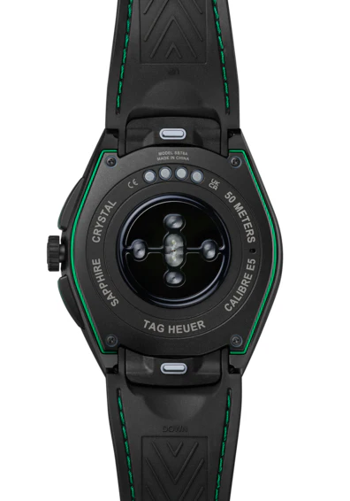 Connected Calibre E5 Golf Edition 45mm | 45mm, Titanium DLC, Rubber, Black Dial - Image 2