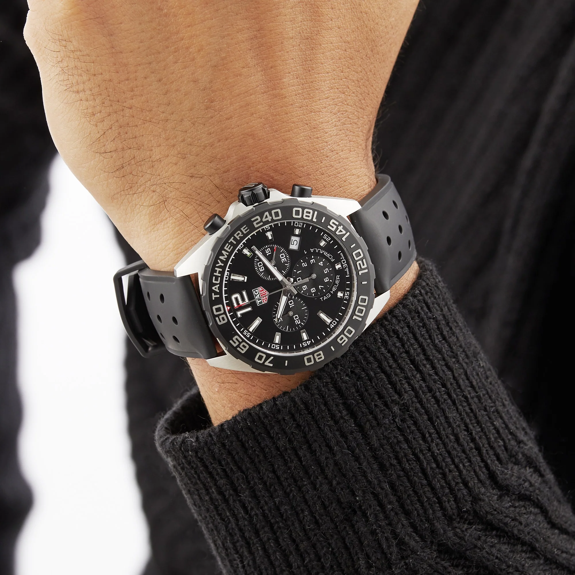 Formula 1 Chronograph | 43mm, Steel, Rubber, Black Dial - Image 7