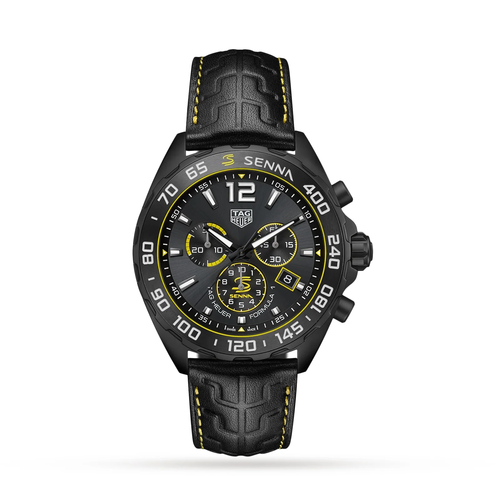 Special Edition Formula 1 Senna | 43mm, Steel, Leather, Grey Dial