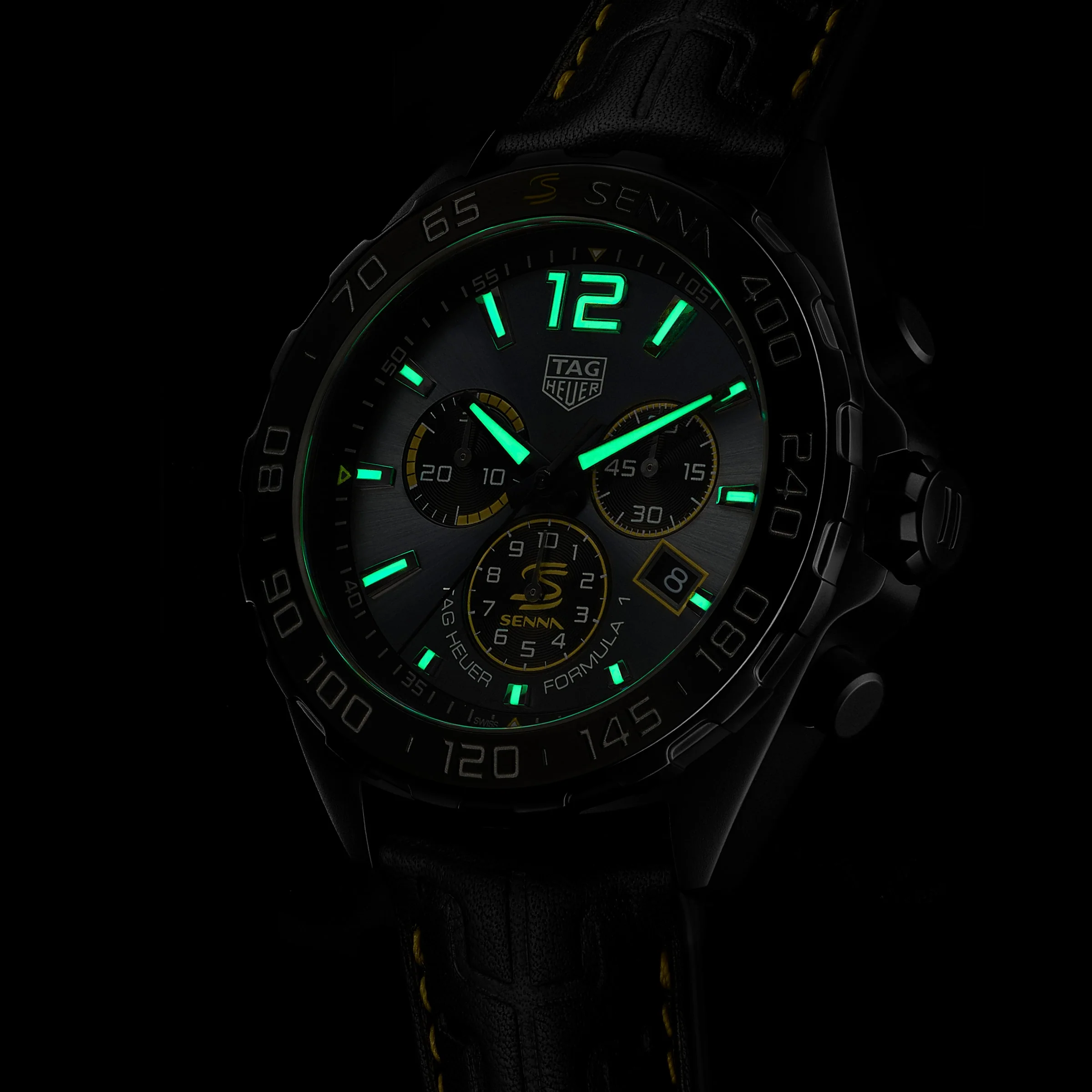 Special Edition Formula 1 Senna | 43mm, Steel, Leather, Grey Dial - Image 4