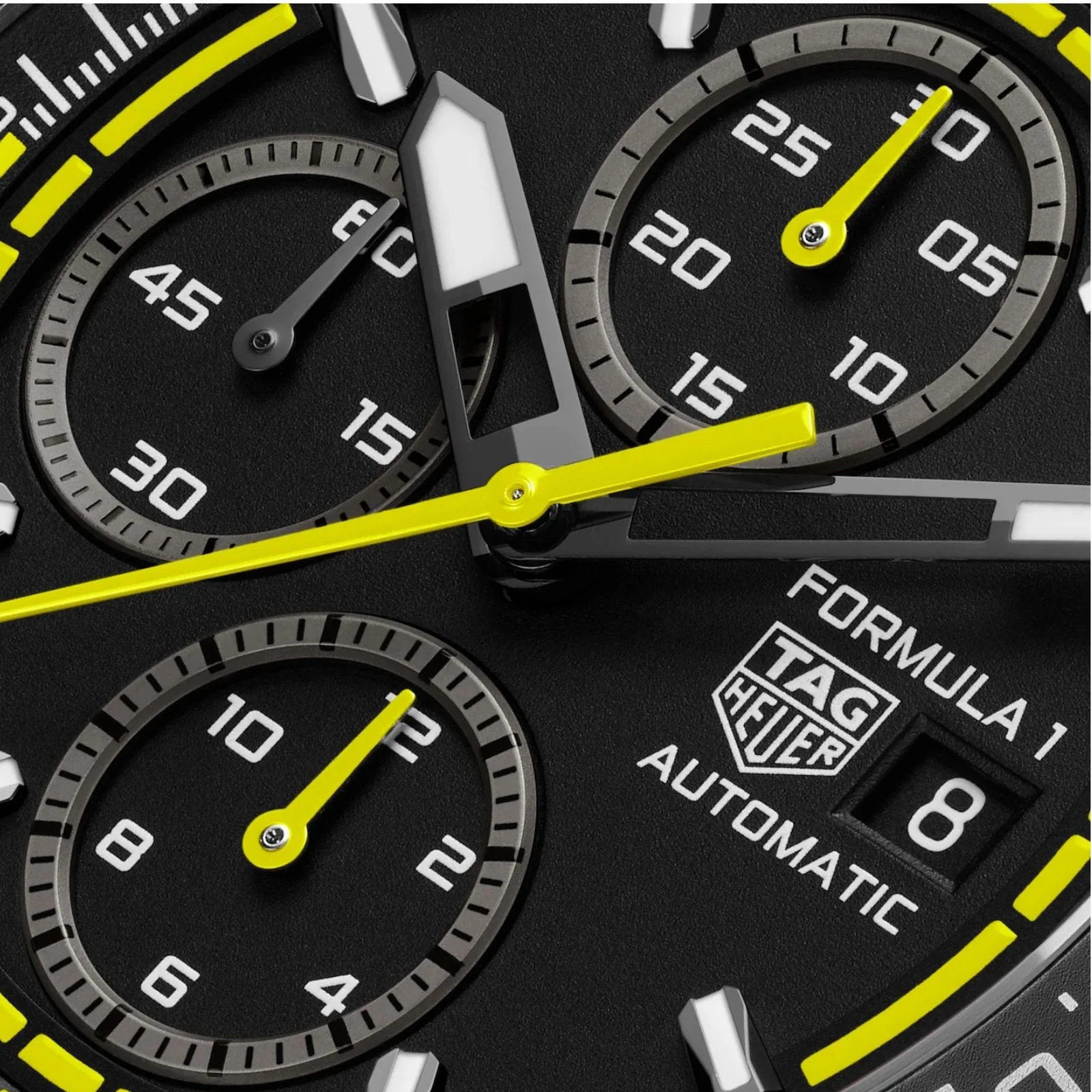 Formula 1 Chronograph | 44mm, Titanium DLC, Rubber, Black Dial, Ref. CBZ2086.FT8098 - Image 3