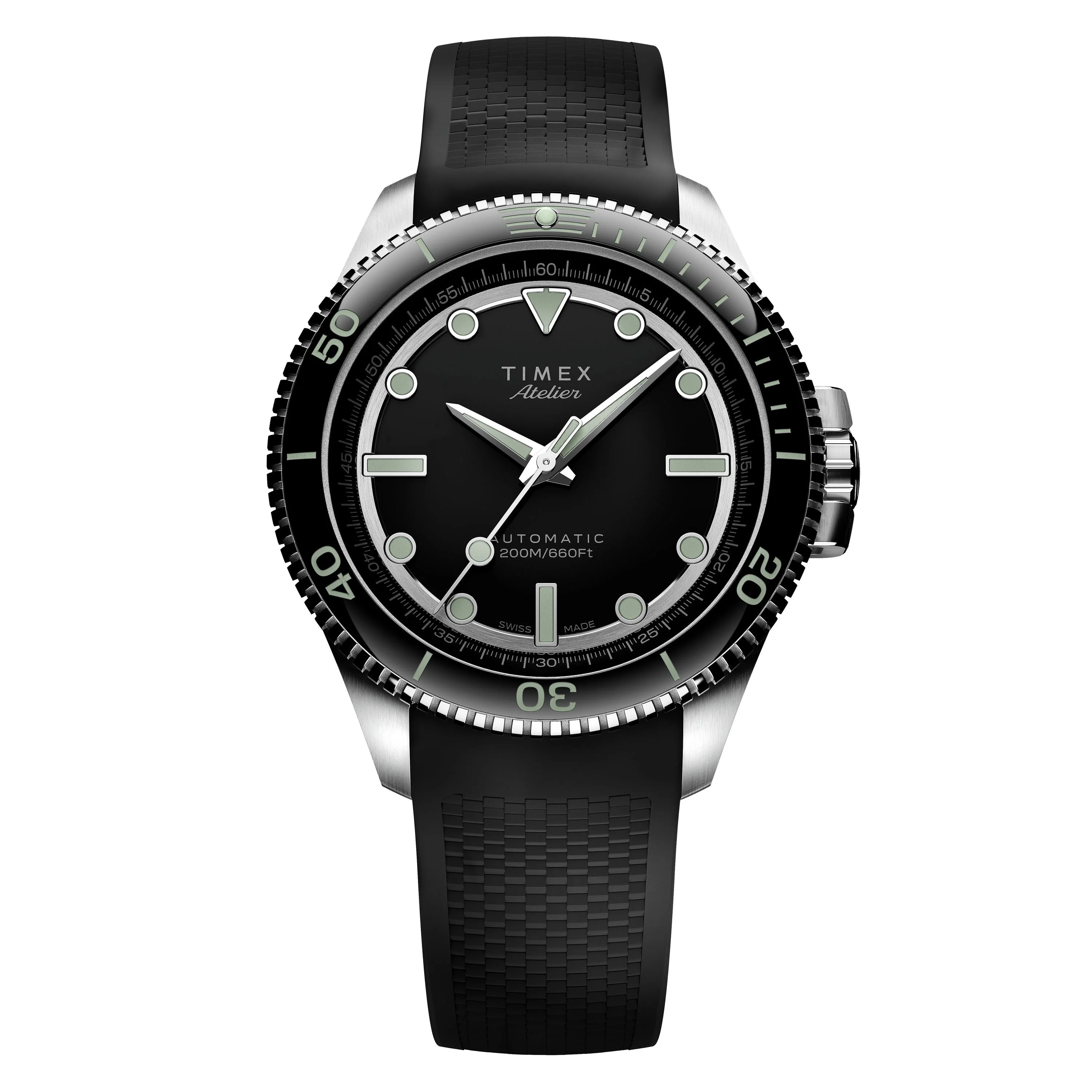 Atelier Marine M1a 41mm Swiss Made Automatic | 41mm, Steel, Black Dial