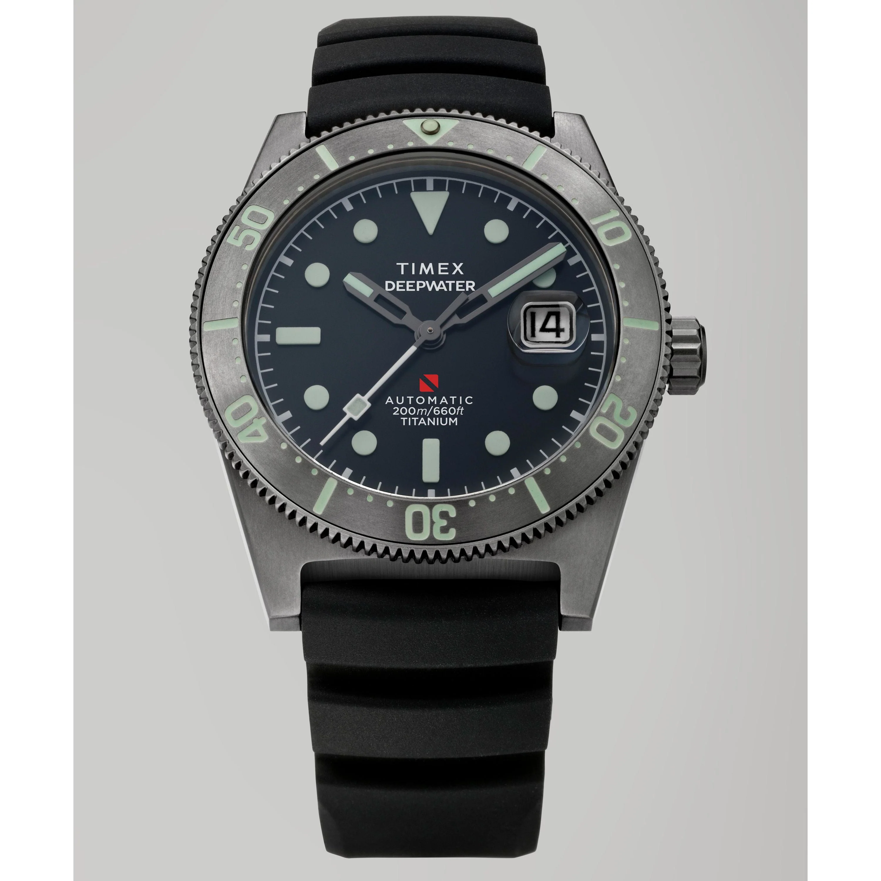 Deepwater Reef 200 Titanium Automatic | 41mm, Titanium, Rubber, Black Dial - Image 8
