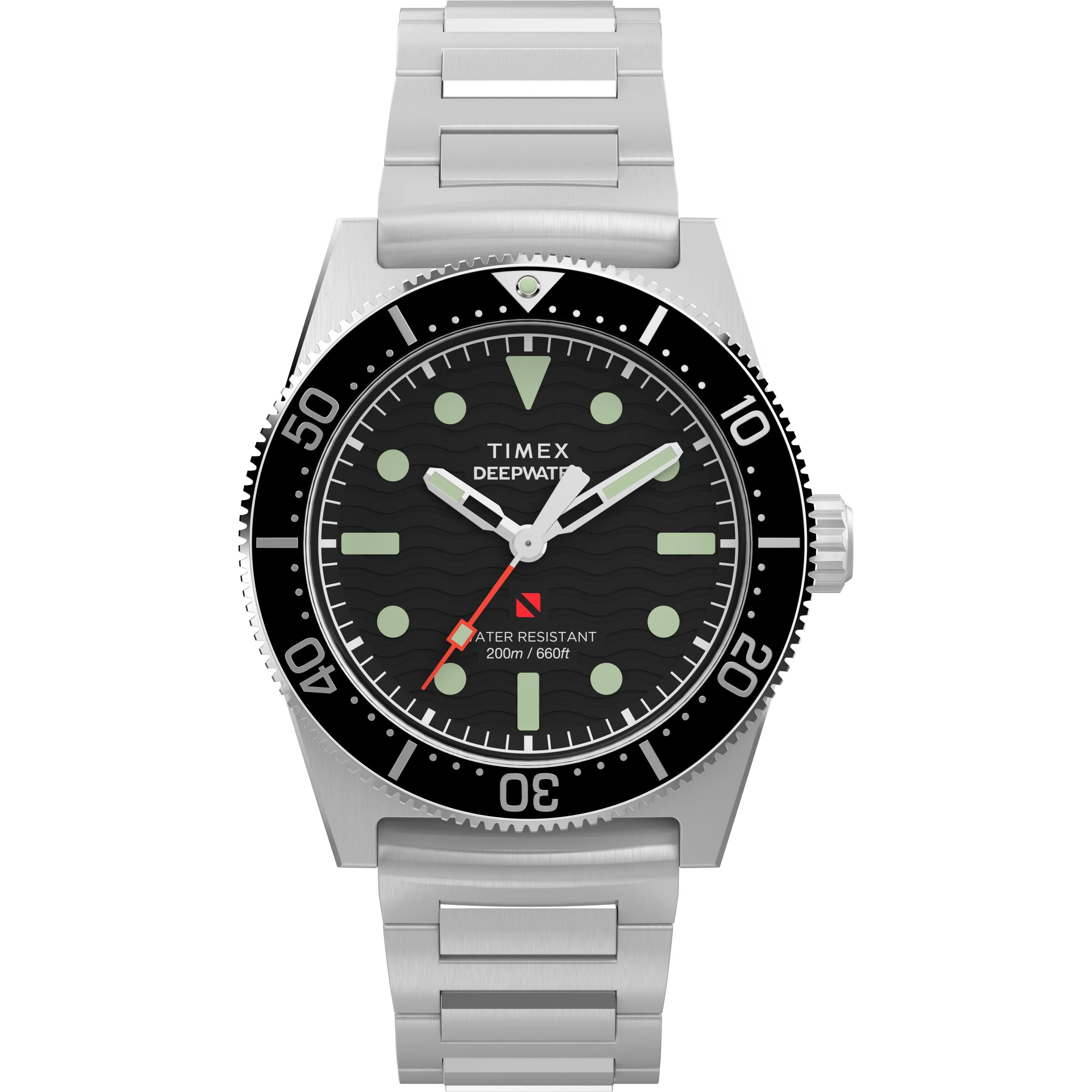 Deepwater Reef 200 | 41mm, Steel, Black Dial