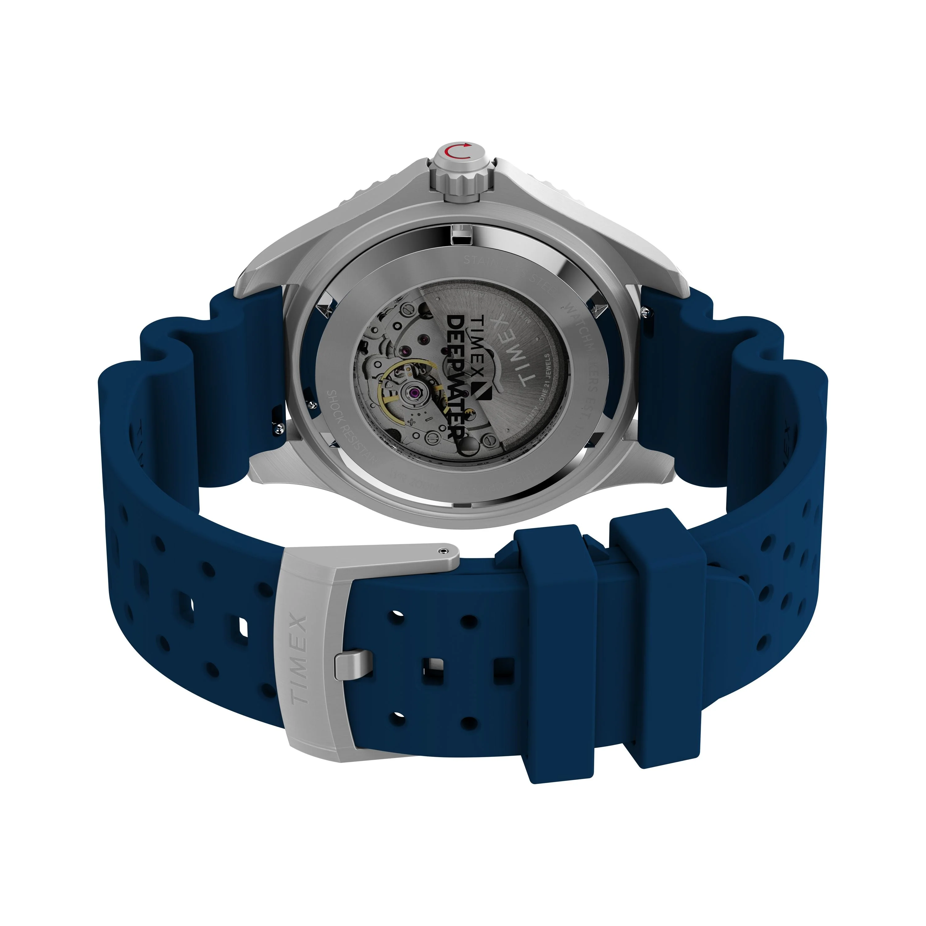 Deepwater Meridian 200 Automatic | 44mm, Steel, Rubber, Blue Dial - Image 5