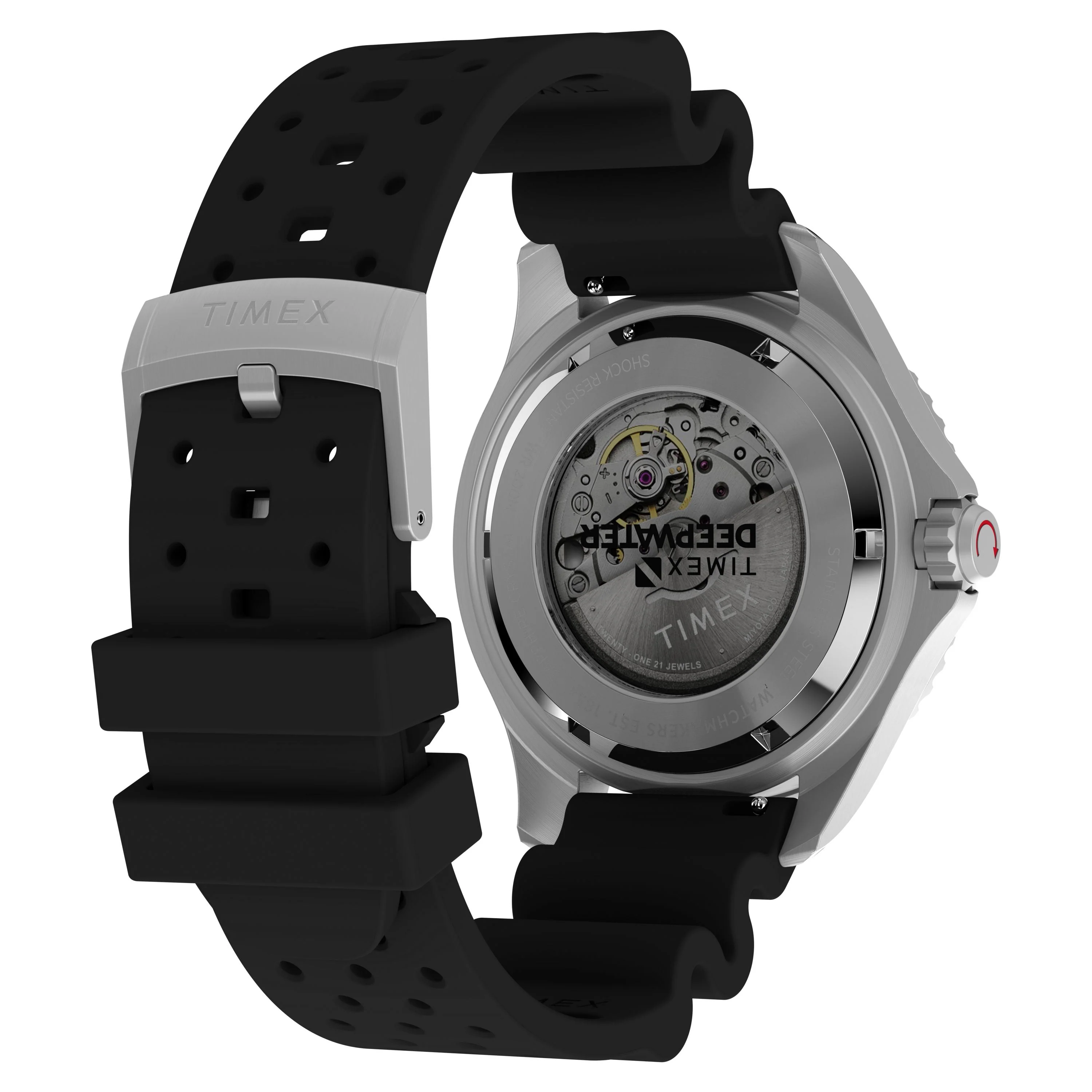 Deepwater Meridian 200 Automatic | 44mm, Steel, Rubber, Black Dial - Image 5