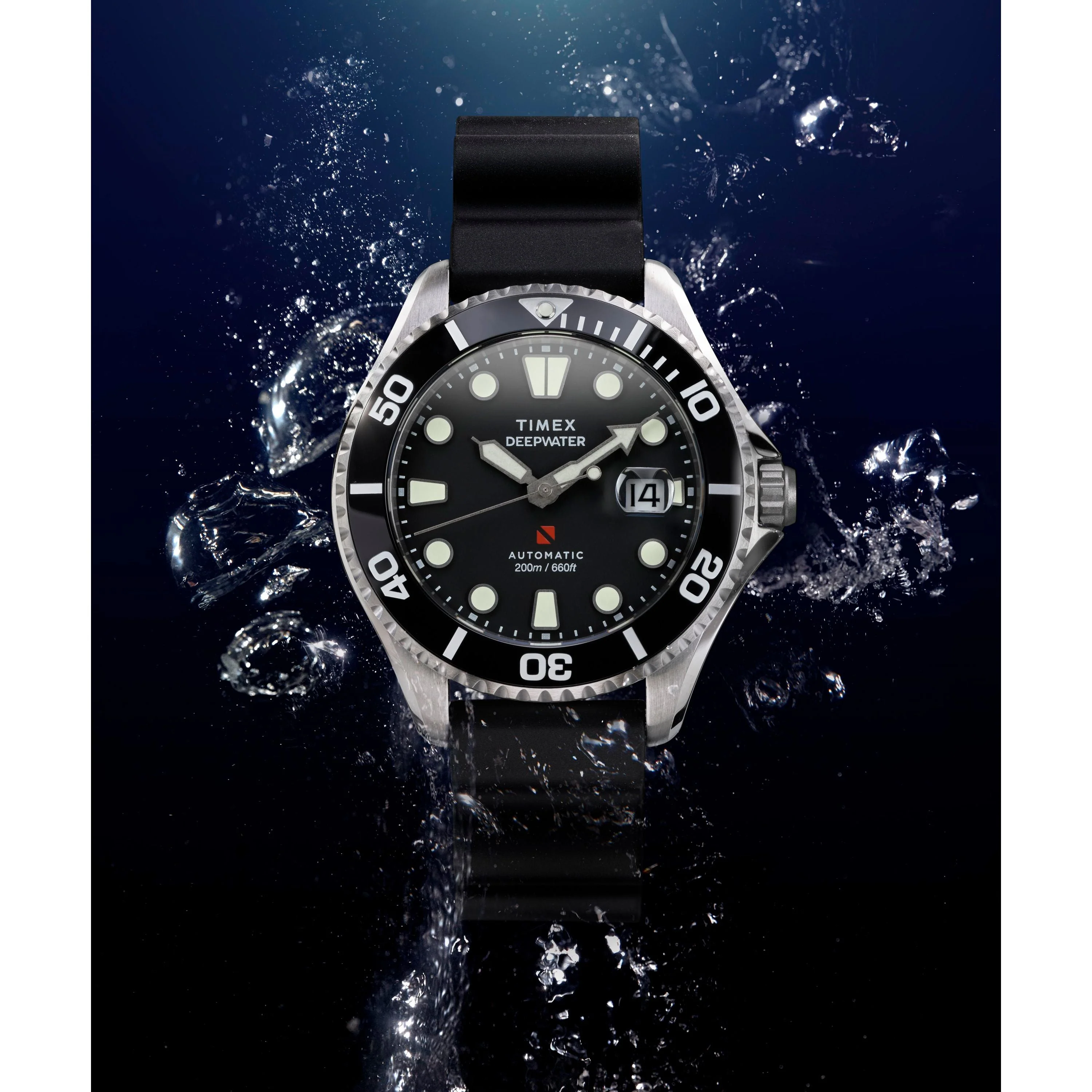 Deepwater Meridian 200 Automatic | 44mm, Steel, Rubber, Black Dial - Image 6