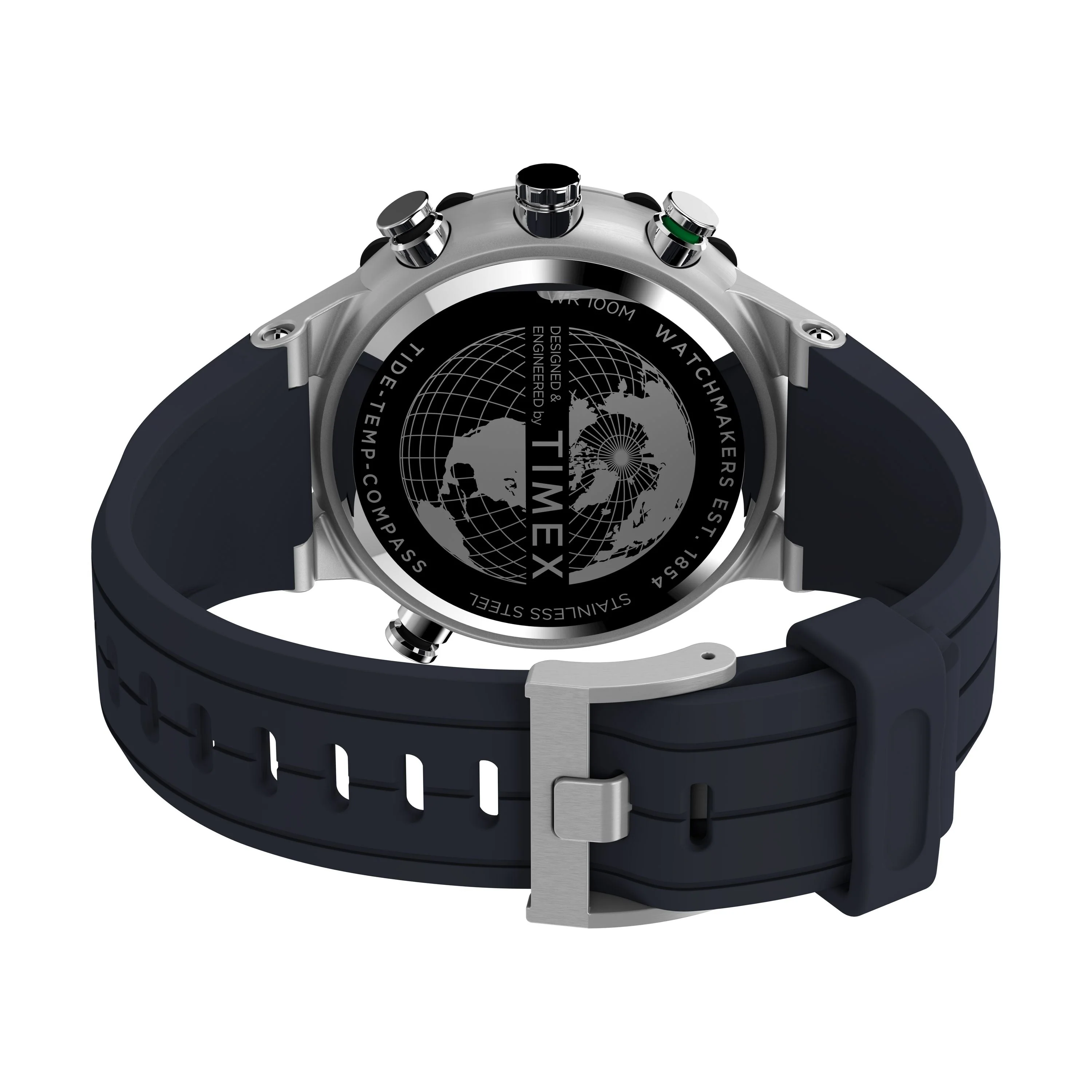 Expedition Tide-Temp-Compass | 45mm, Steel, Silicone, Blue Dial - Image 5