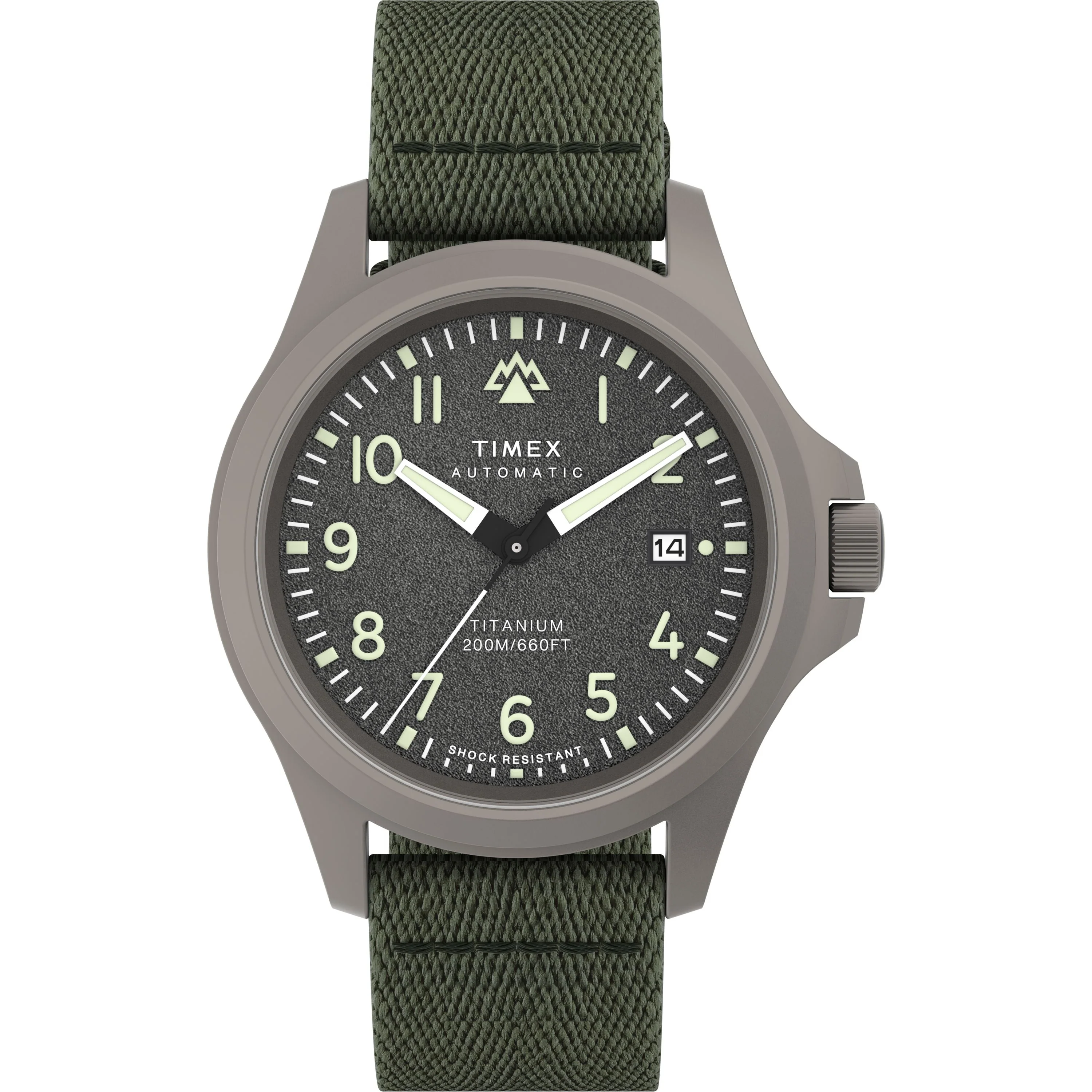 Expedition Titanium Automatic | 41mm, Titanium, Faux Leather, Grey Dial