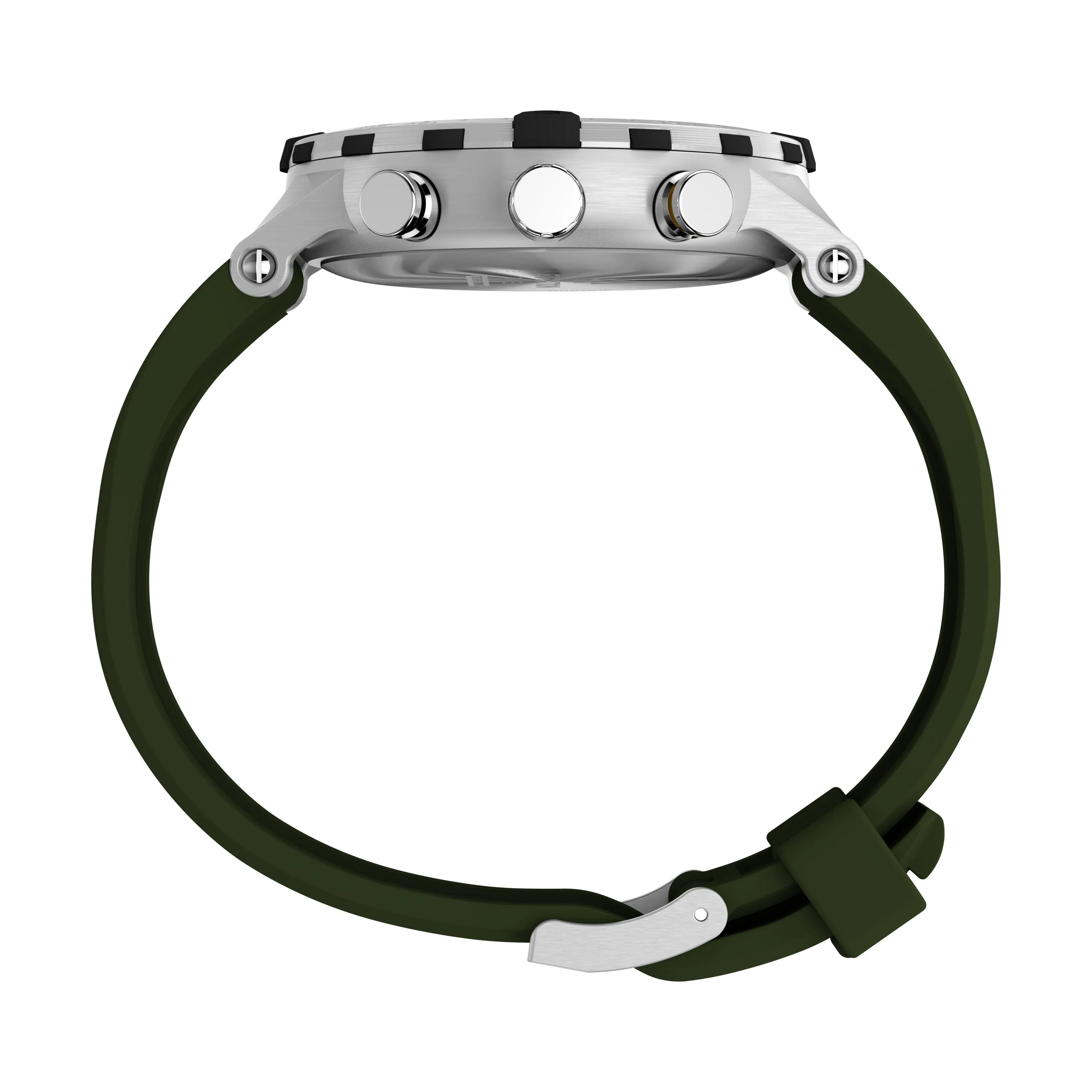 Expedition® Tide-Temp-Compass | 45mm, Steel, Silicone, Green Dial - Image 2