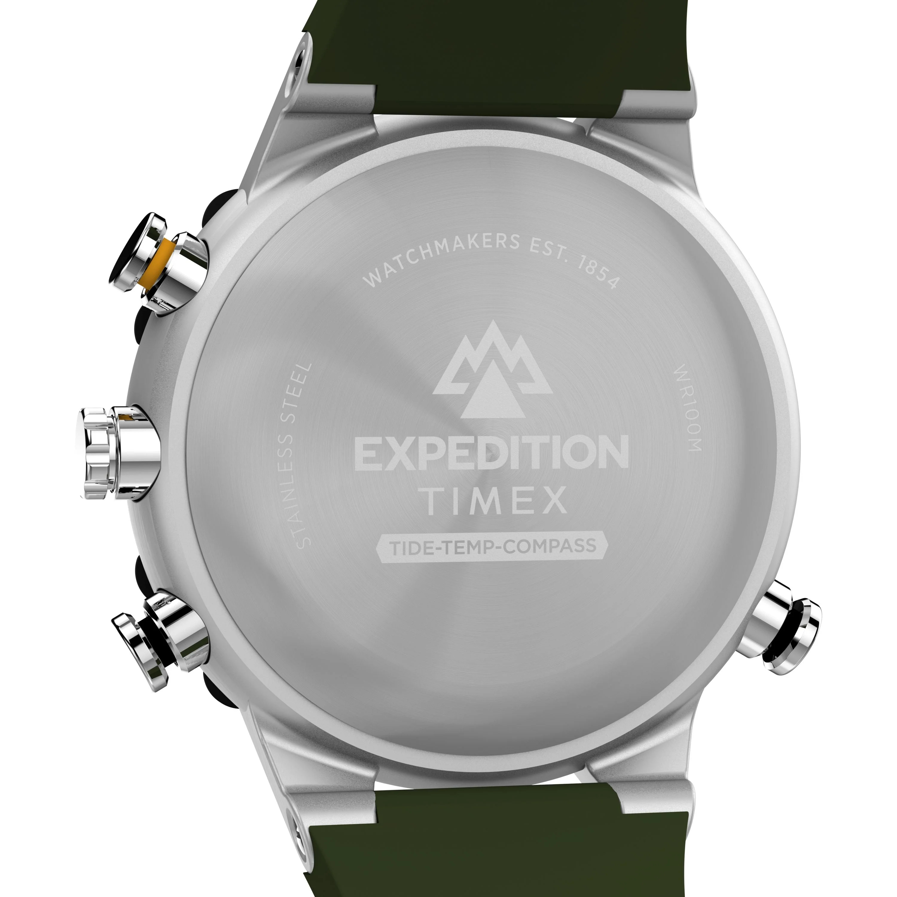 Expedition® Tide-Temp-Compass | 45mm, Steel, Silicone, Green Dial - Image 4