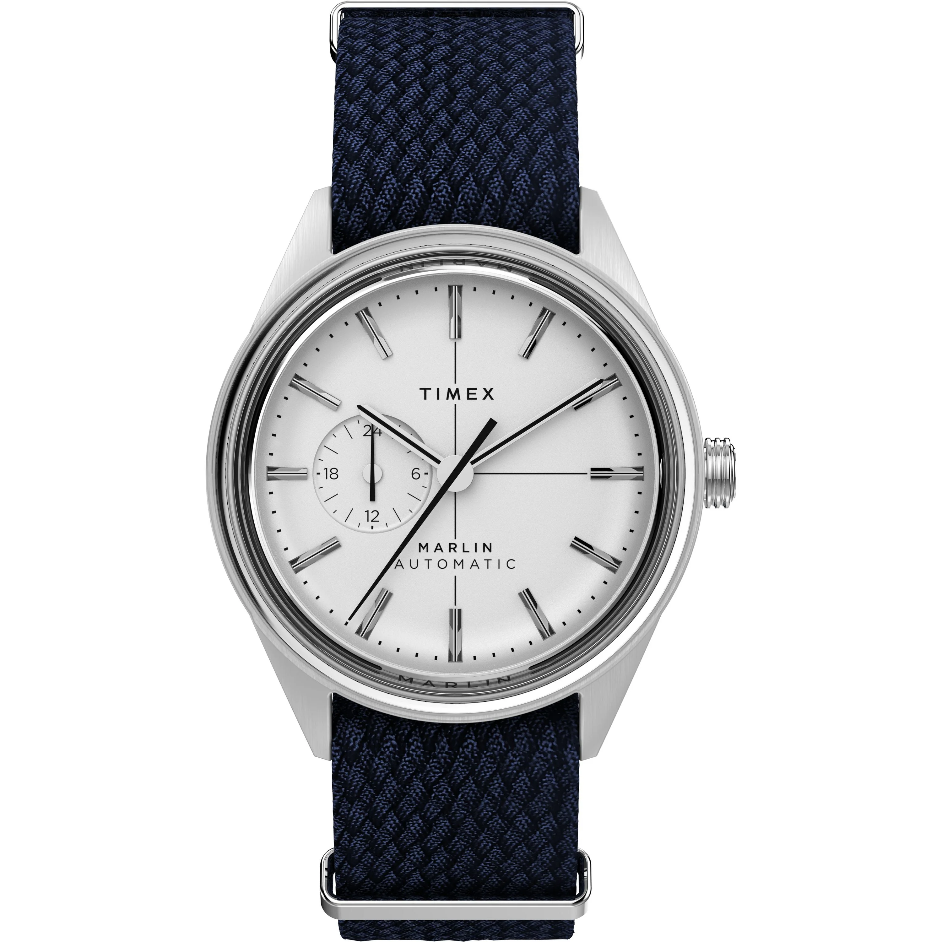 Marlin® Jet Automatic | 38mm, Steel, Fabric, White Dial