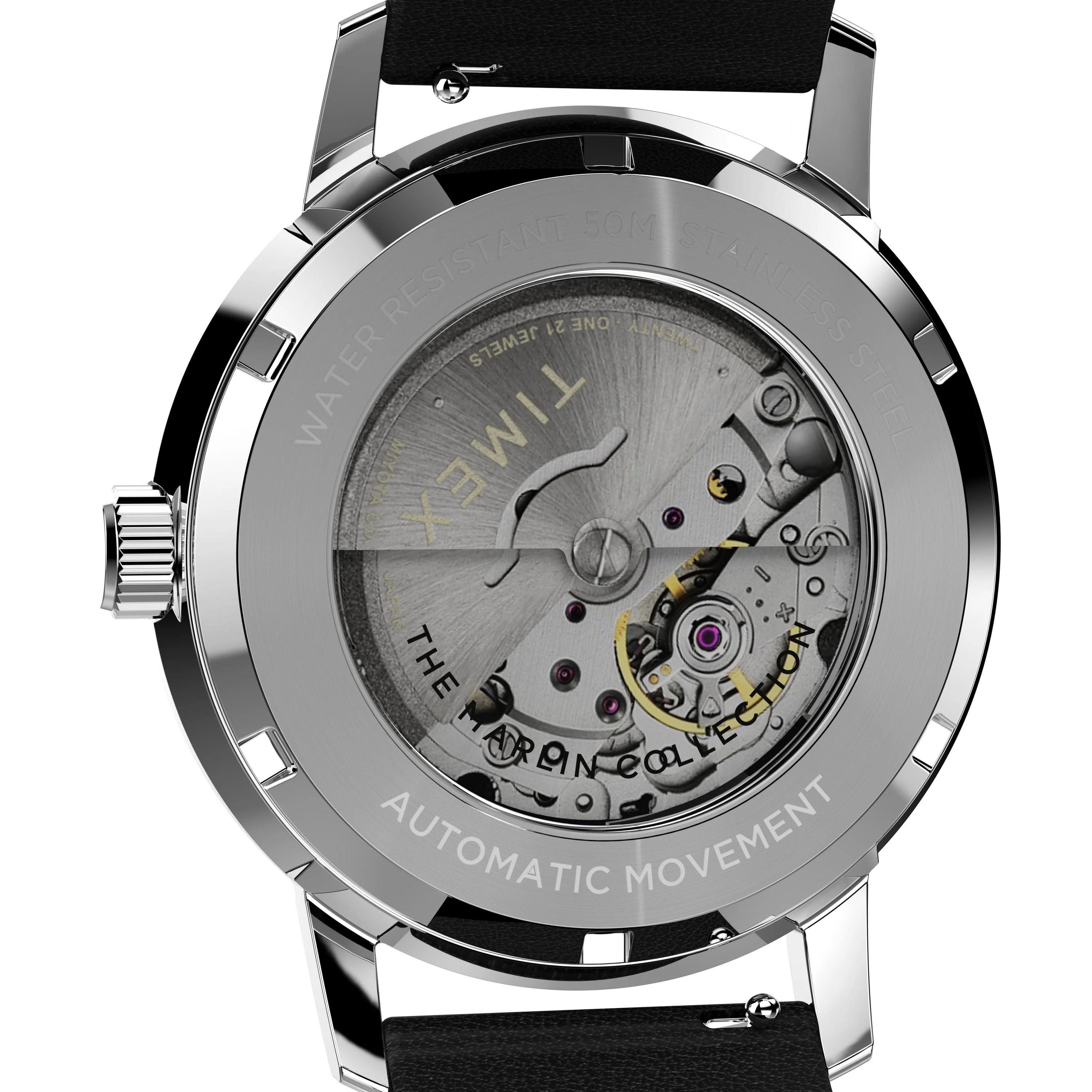Marlin® Automatic | 40mm, Steel, Leather, Blue Dial - Image 4