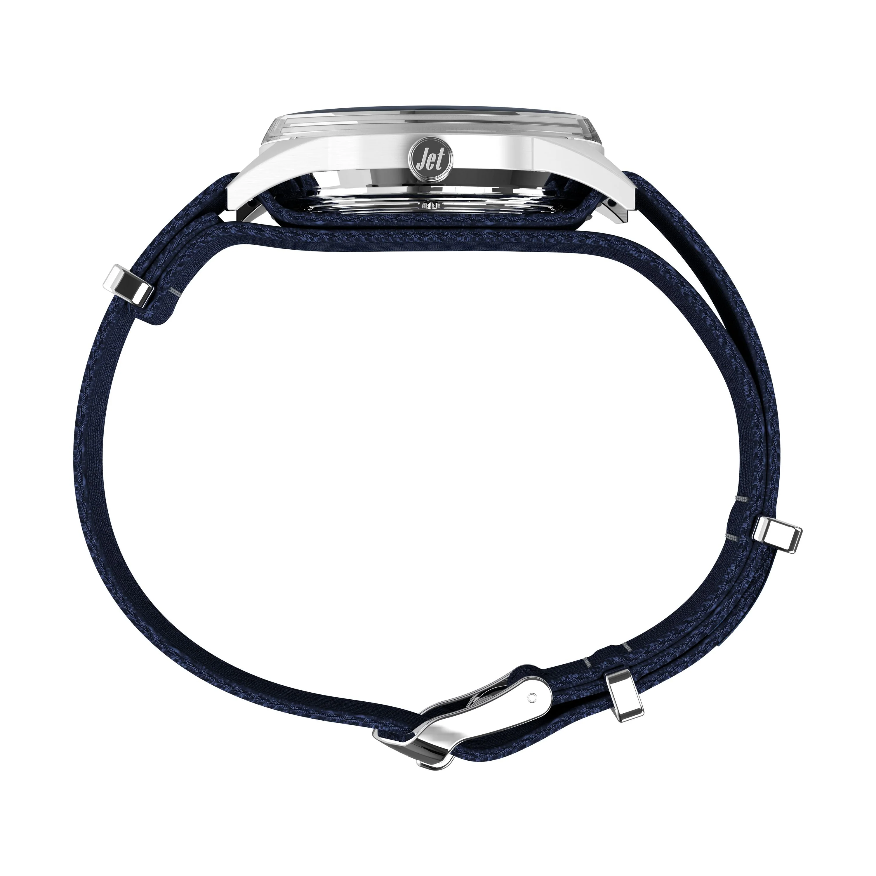 Marlin® Jet Automatic | 38mm, Steel, Fabric, Blue Dial - Image 2