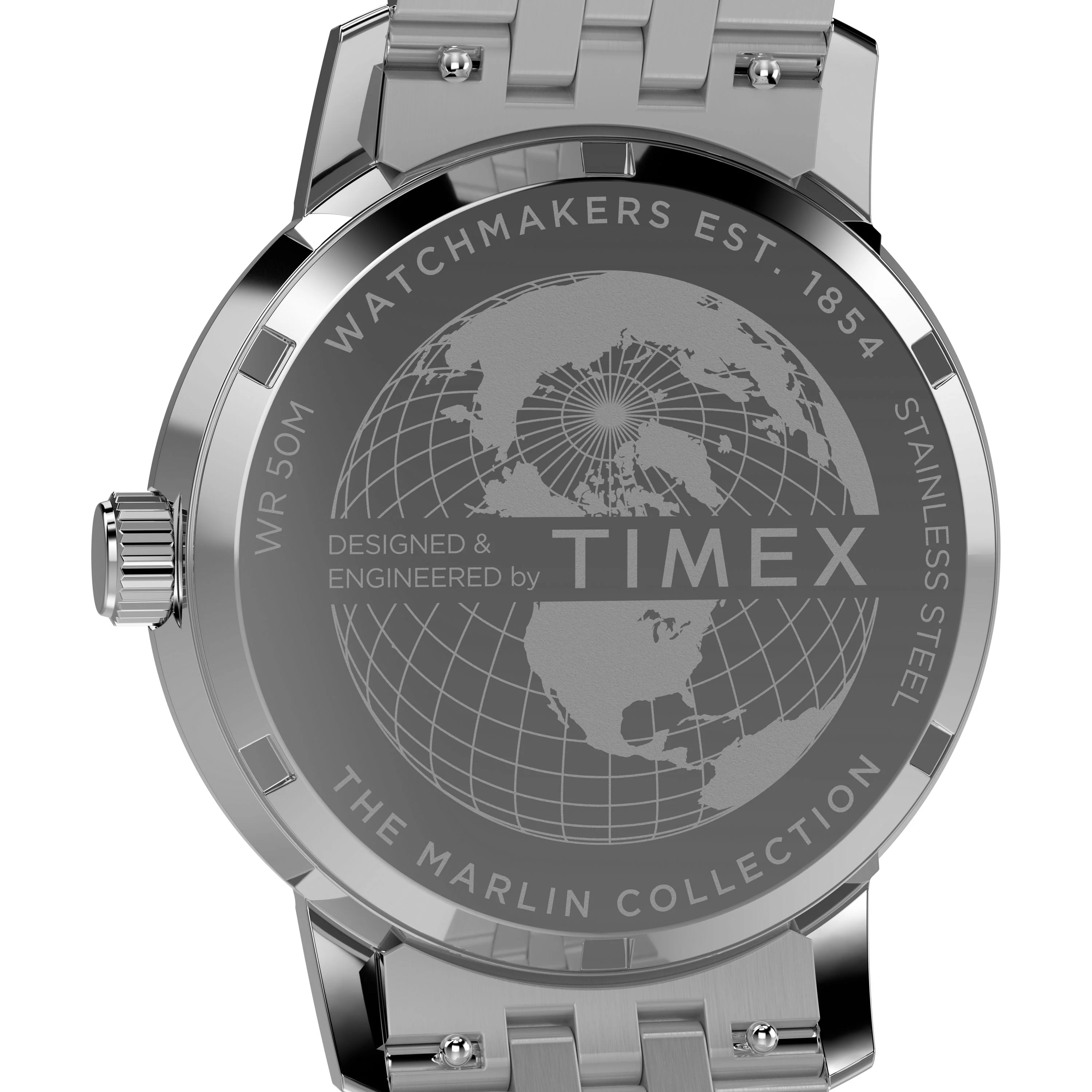 Marlin® Quartz GMT | 40mm, Steel, Blue Dial - Image 4