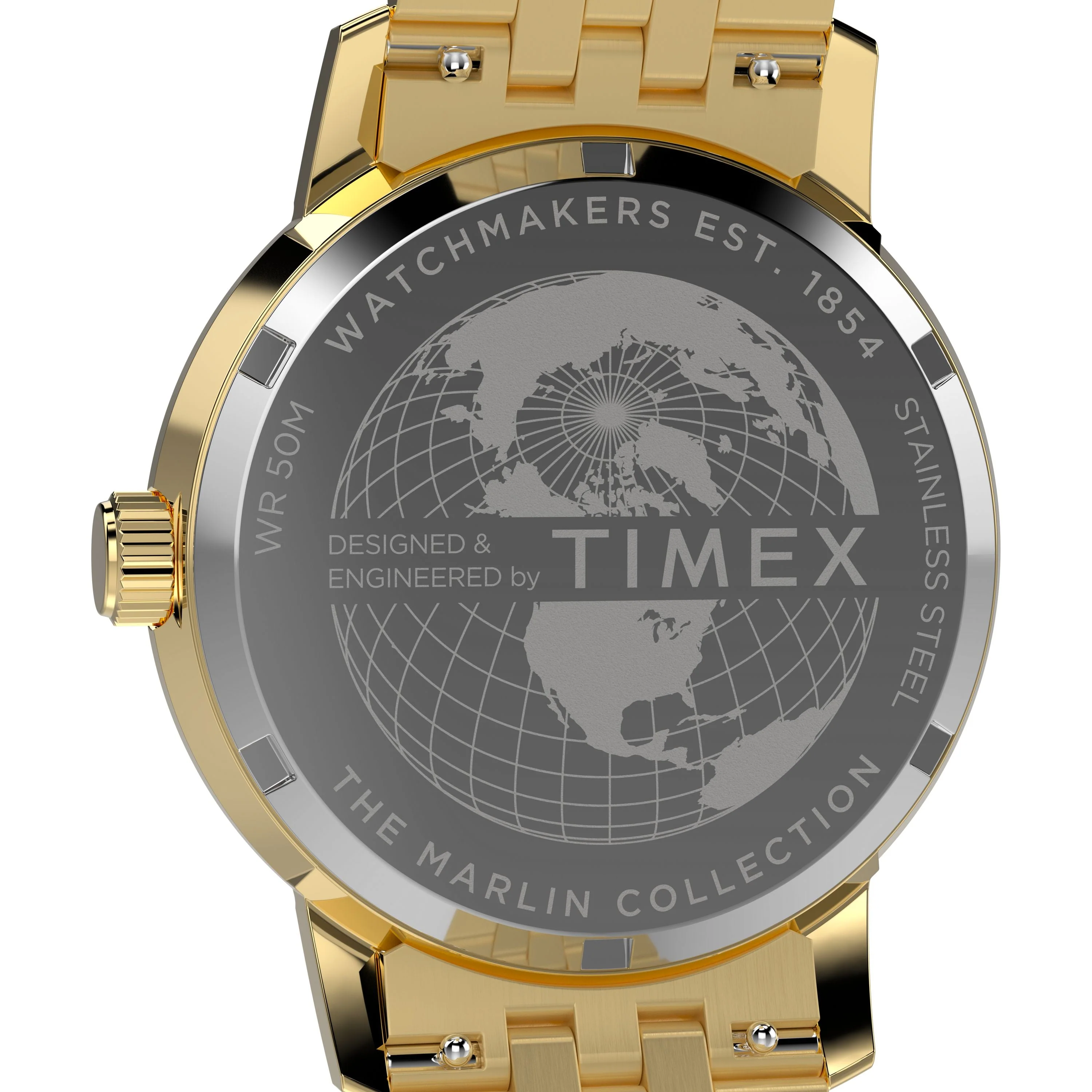 Marlin® Quartz GMT | 40mm, Steel, Black Dial - Image 4