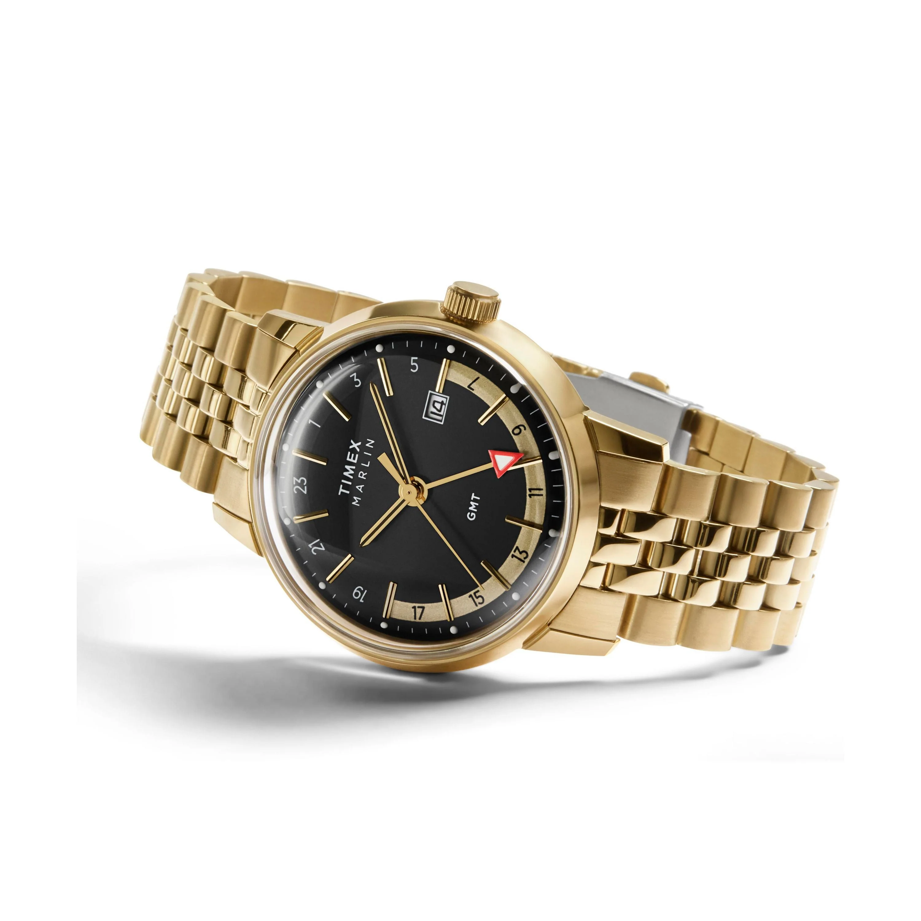 Marlin® Quartz GMT | 40mm, Steel, Black Dial - Image 6