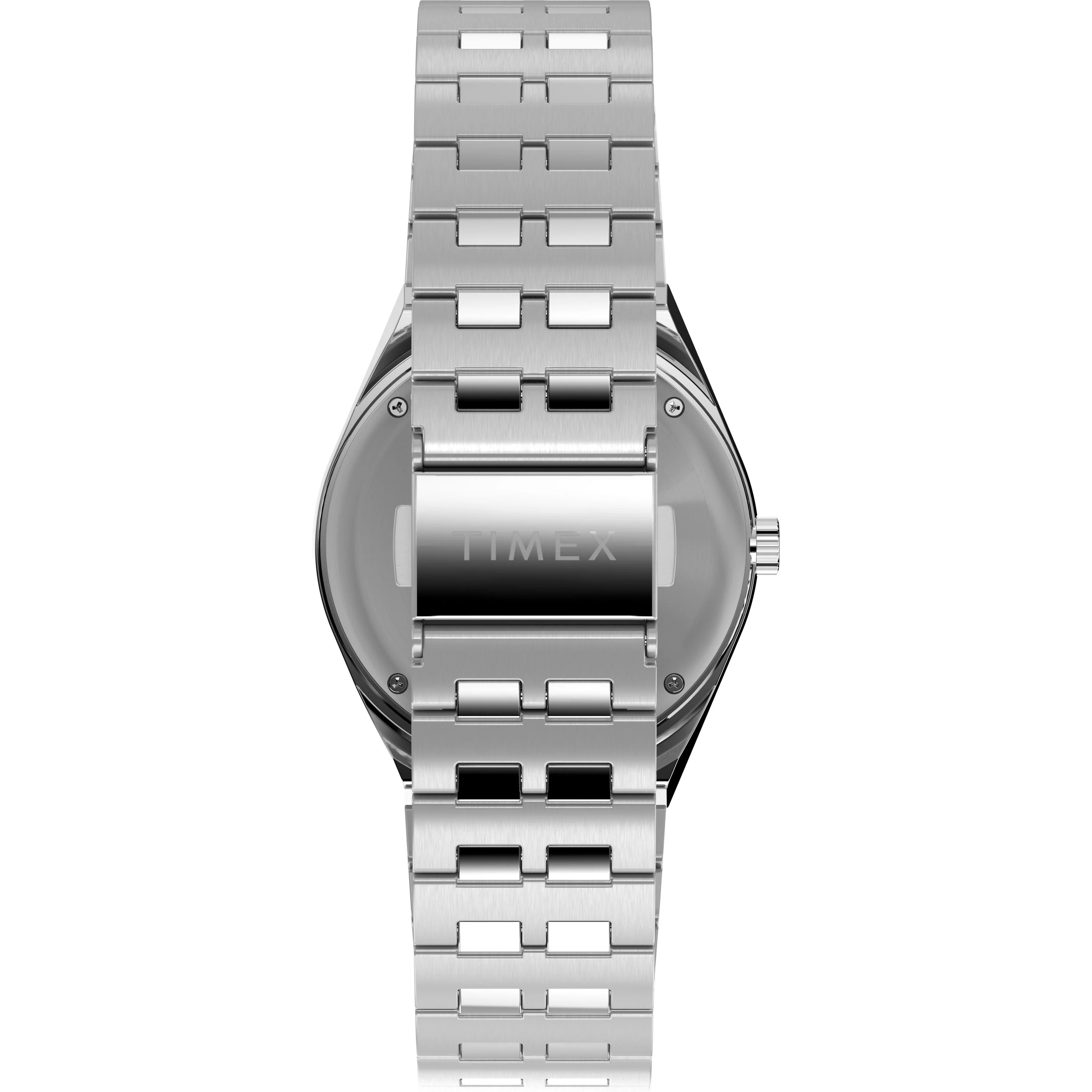 Q Timex GMT | 38mm, Steel, Black Dial - Image 3