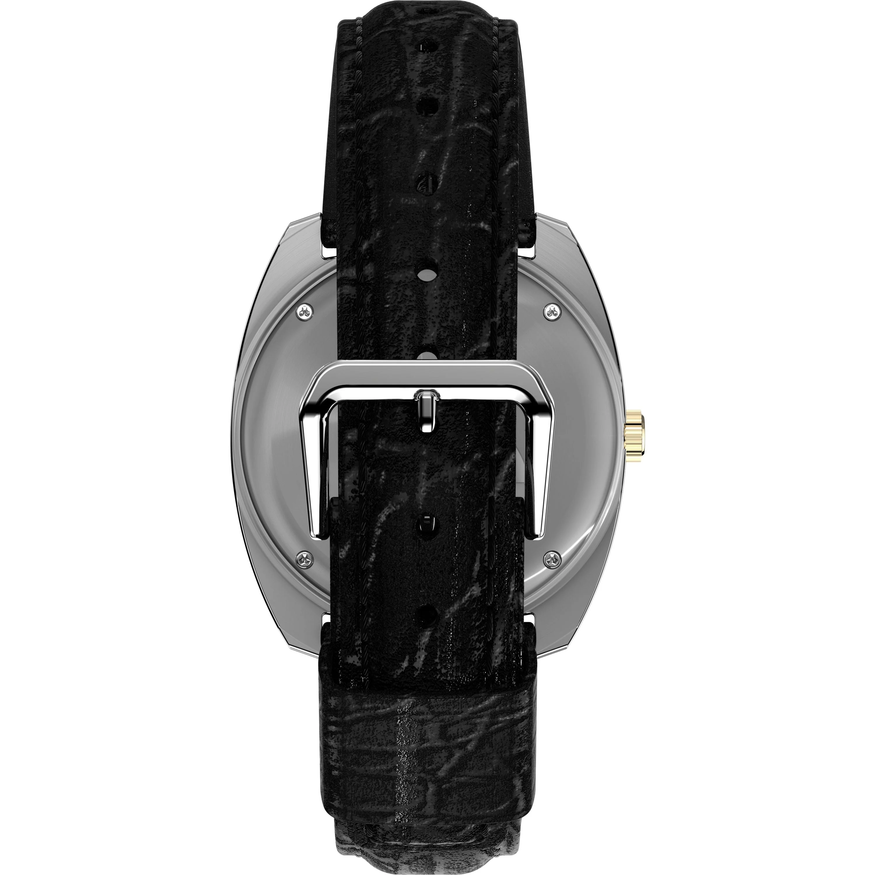 Q 1978 Day/Date | 37.5mm, Steel, Leather, Blue Dial - Image 3
