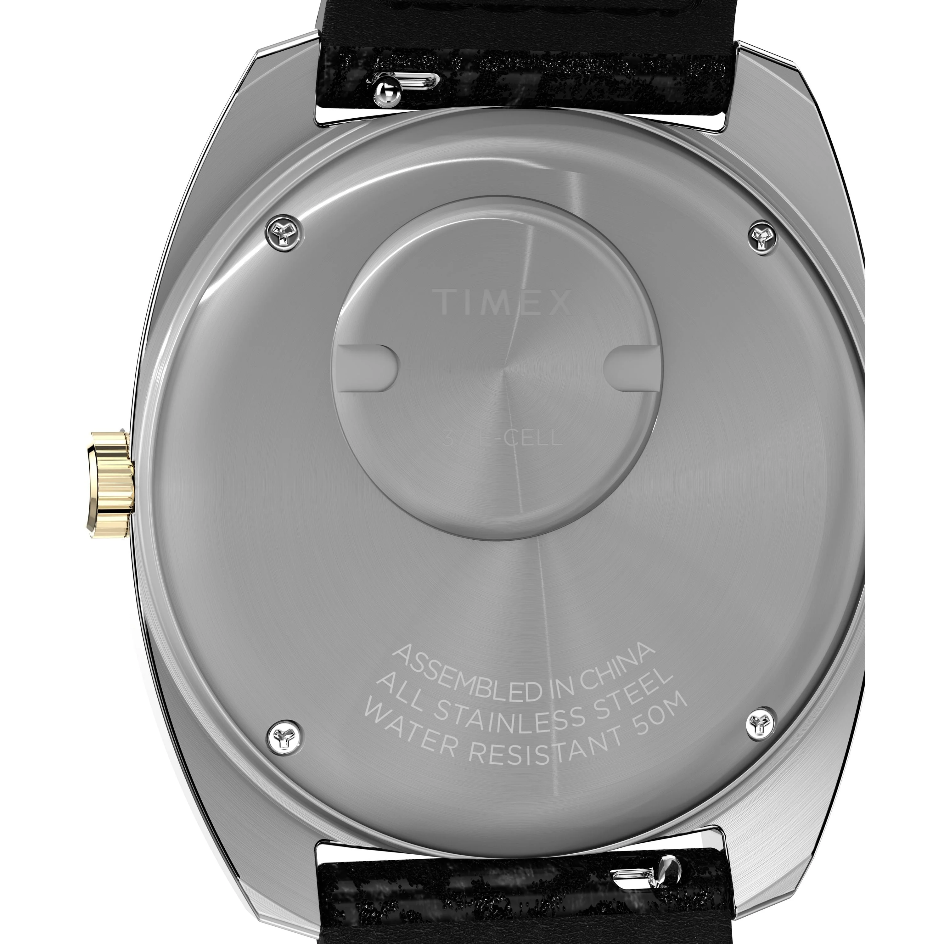 Q 1978 Day/Date | 37.5mm, Steel, Leather, Blue Dial - Image 4