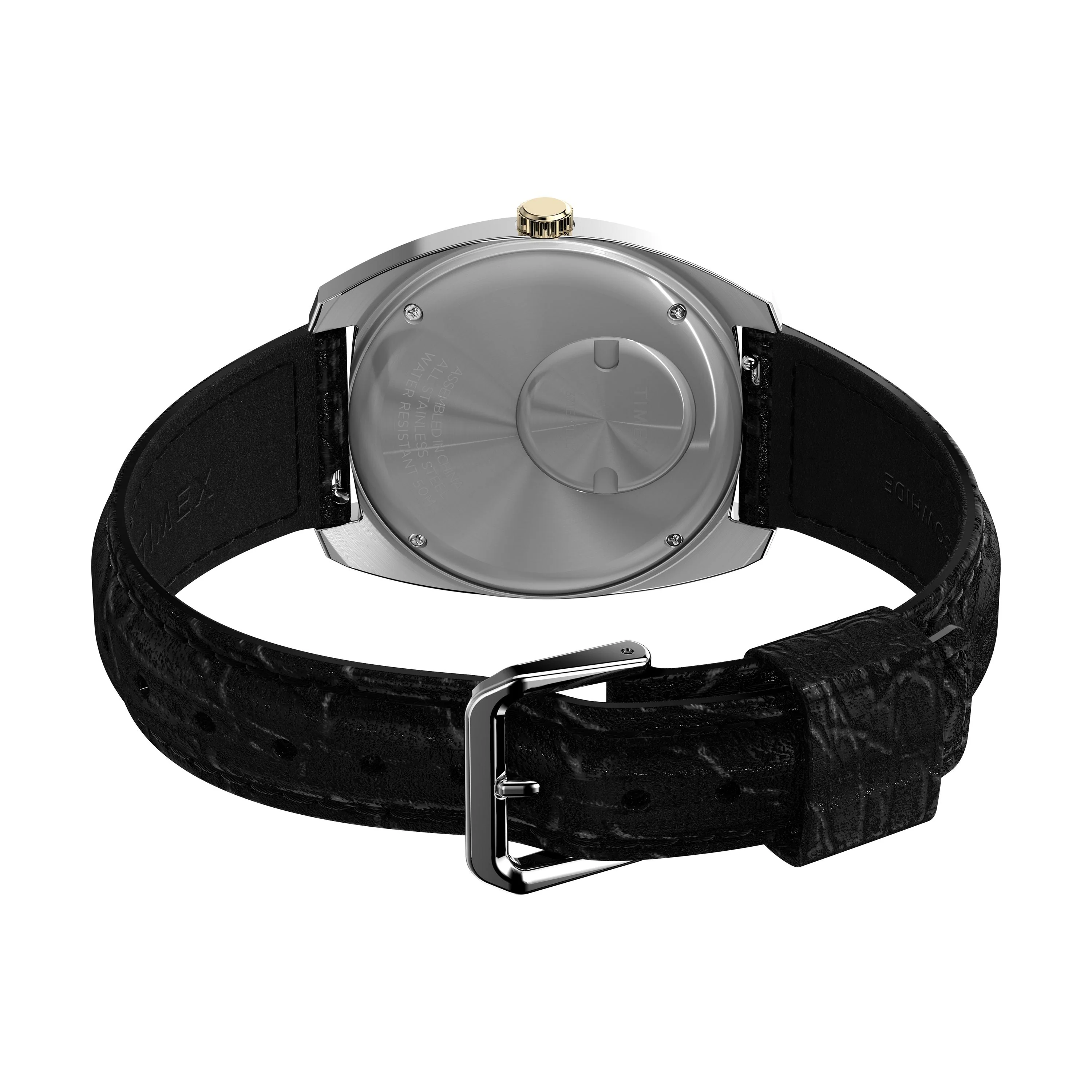 Q 1978 Day/Date | 37.5mm, Steel, Leather, Blue Dial - Image 5