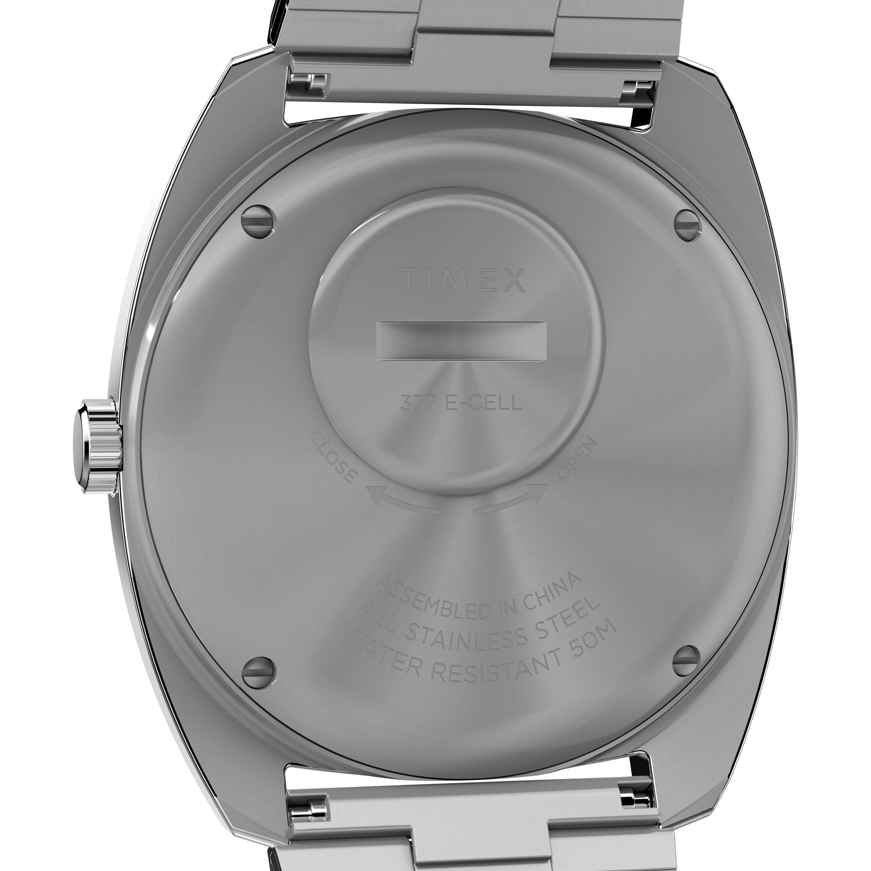 Q Timex 1975 Enigma Reissue | 37mm, Steel, Blue Dial - Image 4