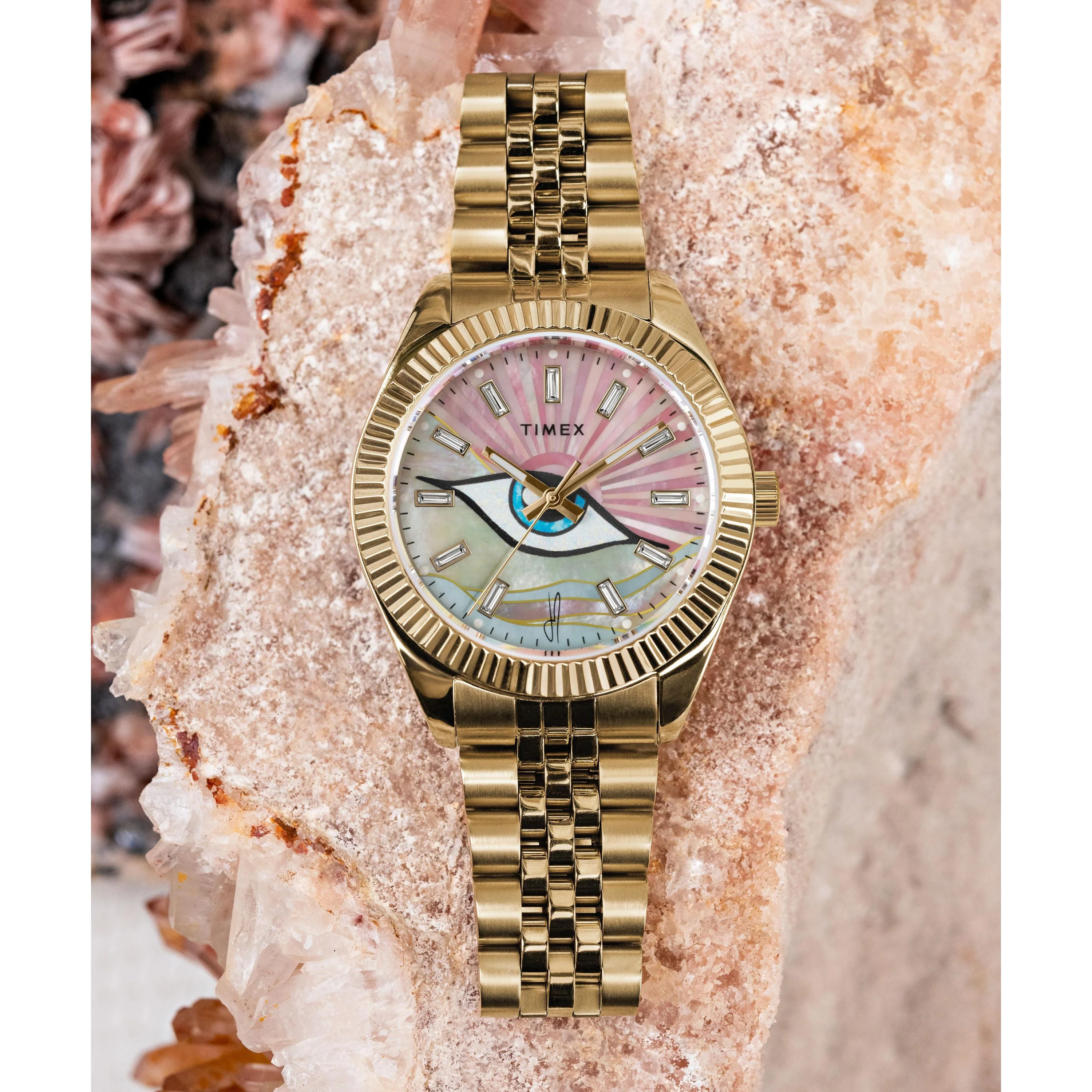 Timex x Jacquie Aiche | 36mm, Steel, White Dial - Image 6