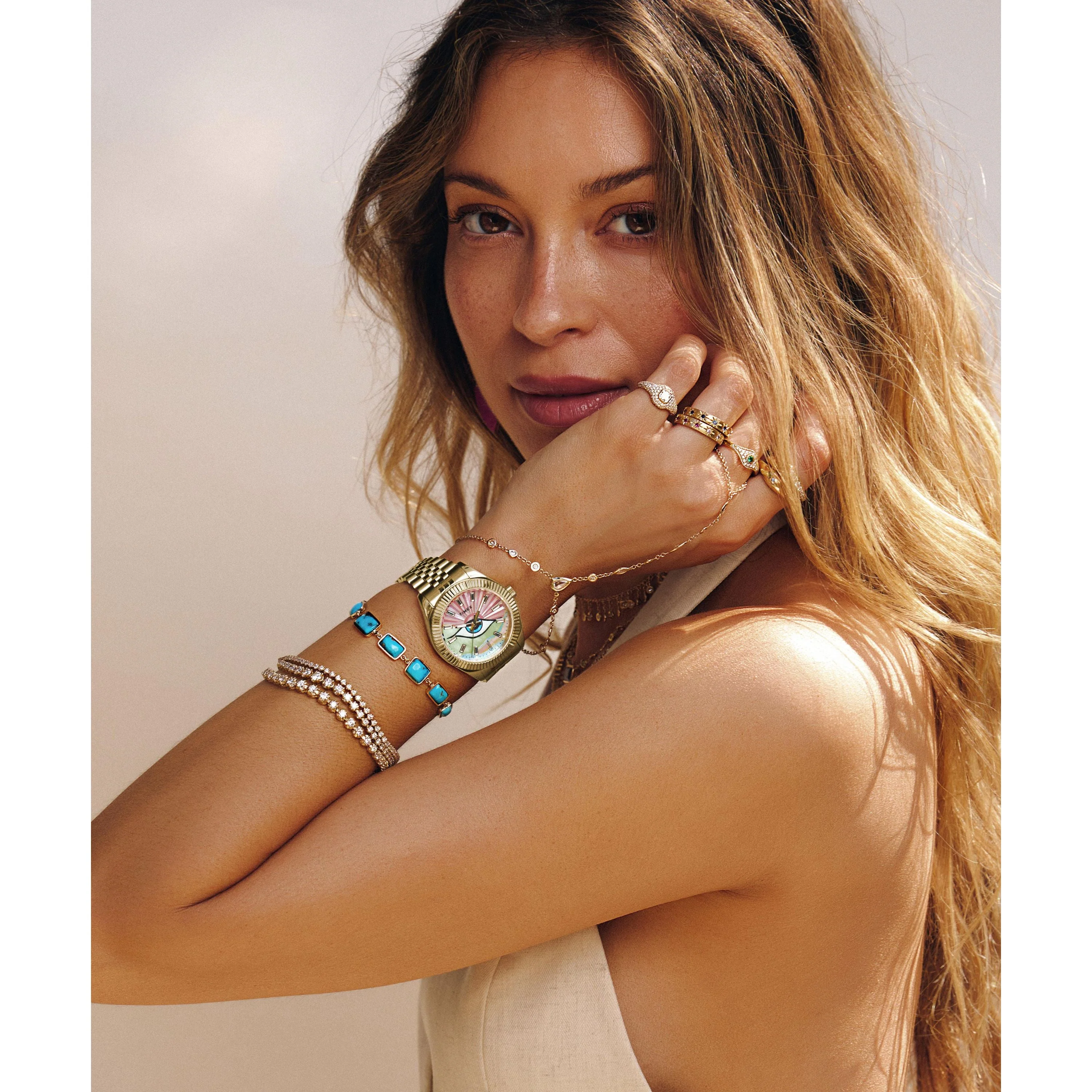 Timex x Jacquie Aiche | 36mm, Steel, White Dial - Image 7