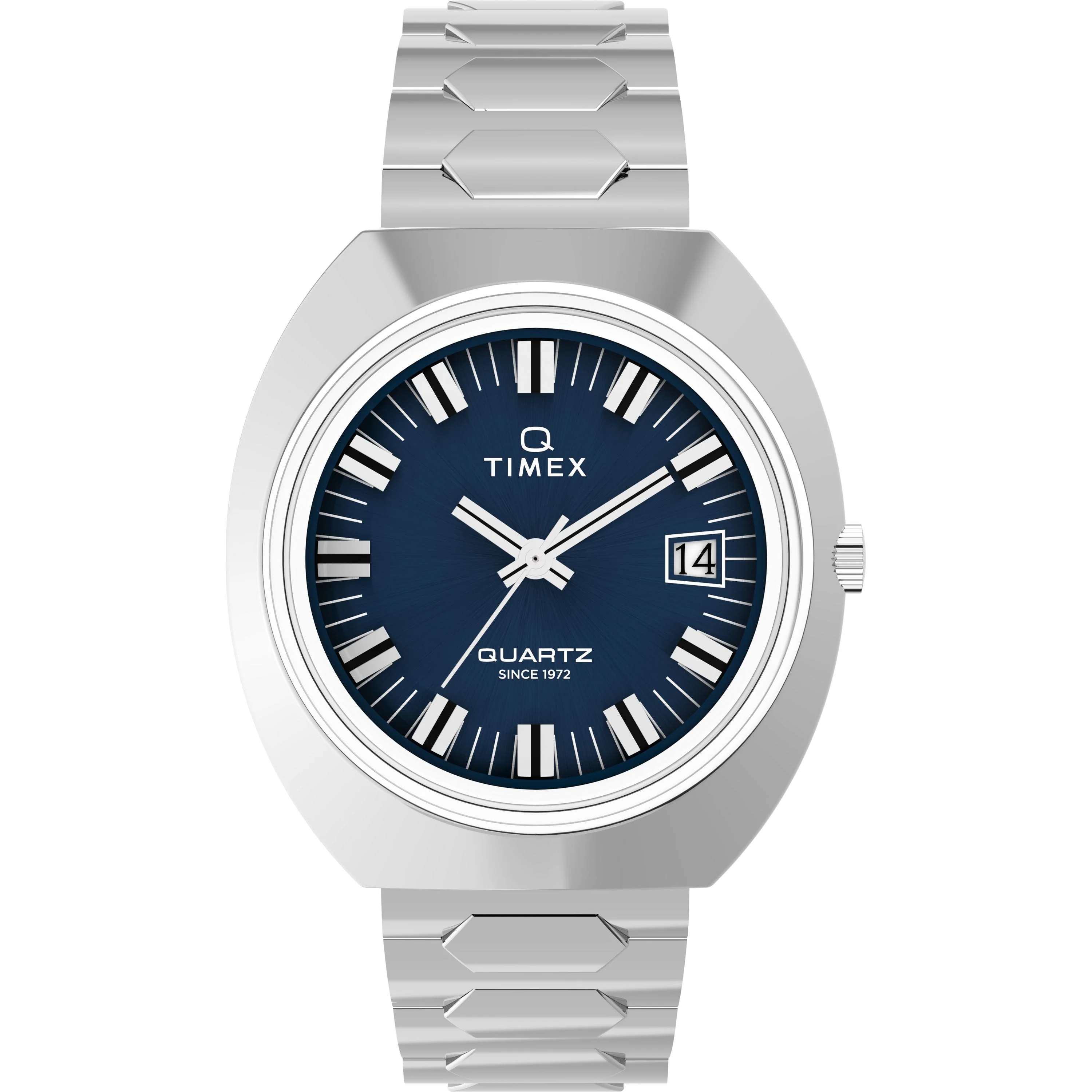 Q 1972 Time Machine Reissue | 39mm, Steel, Blue Dial