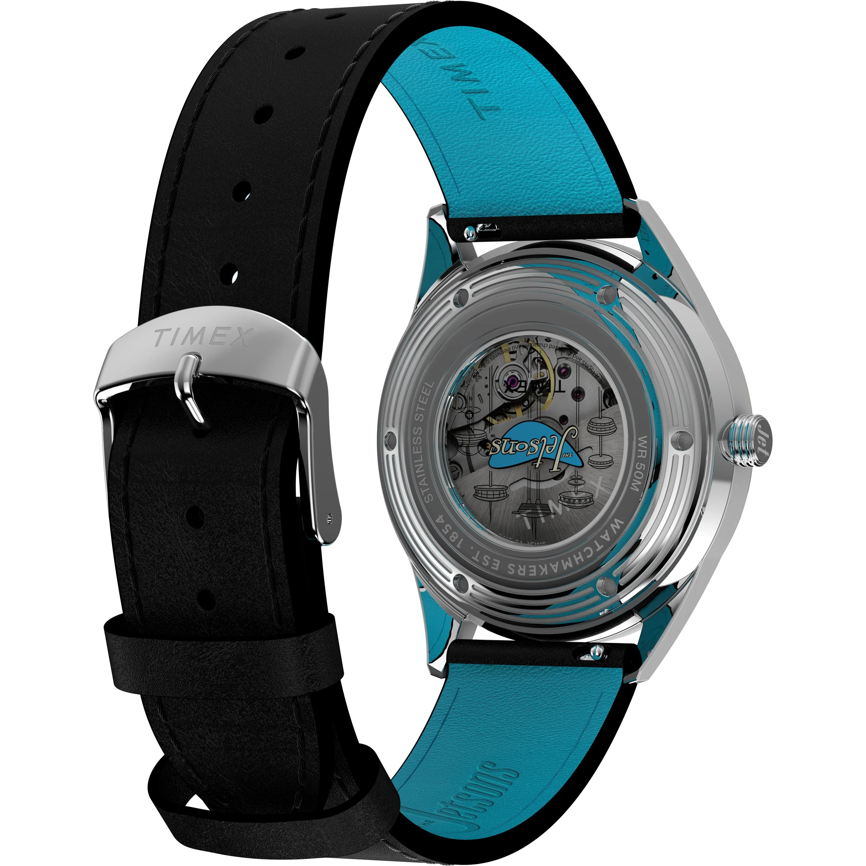 Marlin Jet Automatic x The Jetsons | 38mm, Steel, Leather, Silver Dial - Image 5