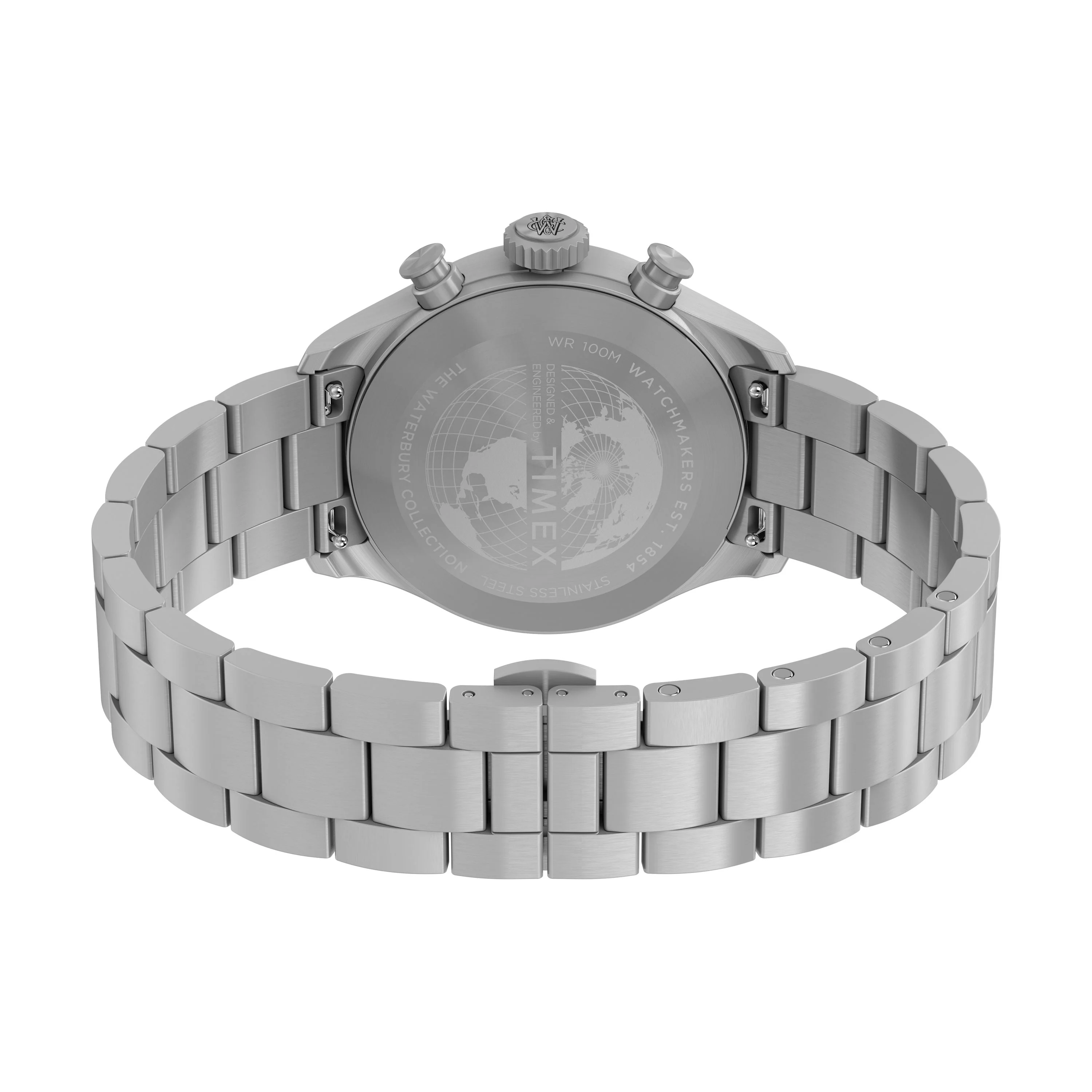 Waterbury Ace Chronograph | 41mm, Steel, Green Dial - Image 5
