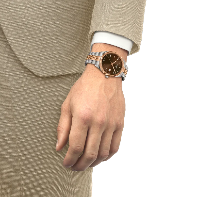 Ballade 40 | 40mm, Steel & PVD Rose Gold, Brown Dial - Image 5