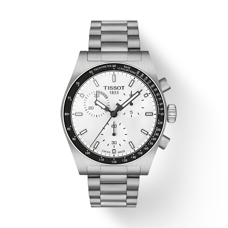 PR516 42 | 40mm, Steel, White Dial