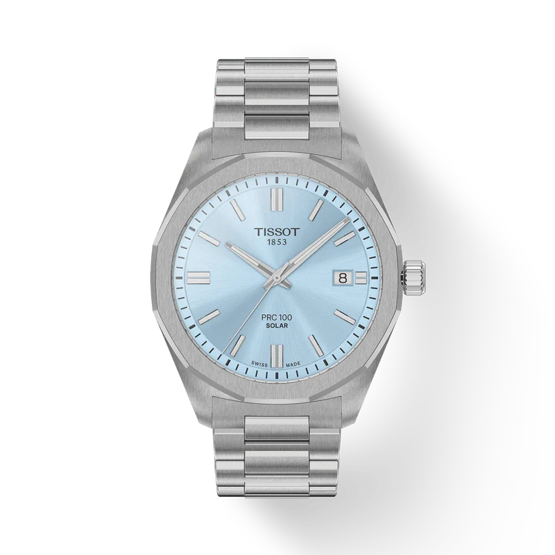 PRC100 Solar 39 | 39mm, Steel, Ice Blue Dial