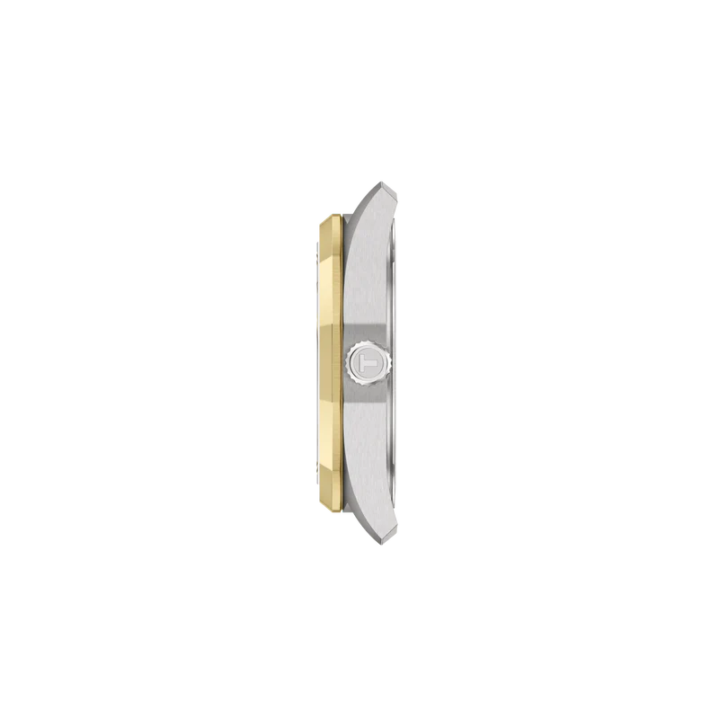 PRC100 Solar 34 | 34mm, Steel & PVD Yellow Gold, Silver Dial - Image 2
