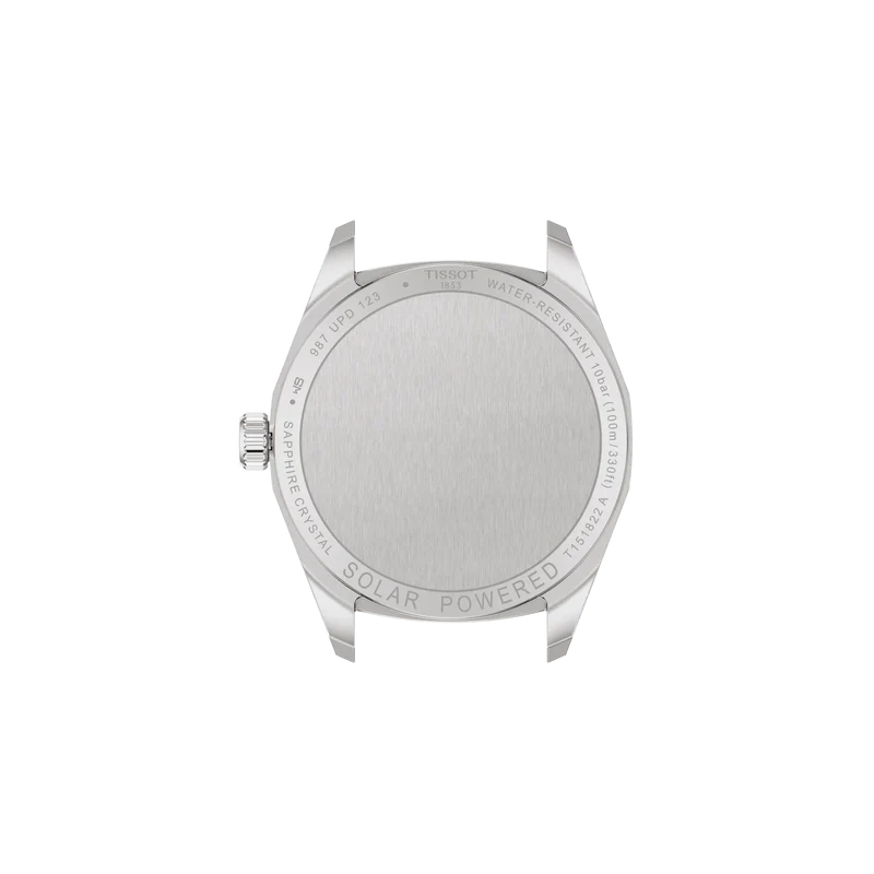 PRC100 Solar 34 | 34mm, Steel & PVD Yellow Gold, Silver Dial - Image 3