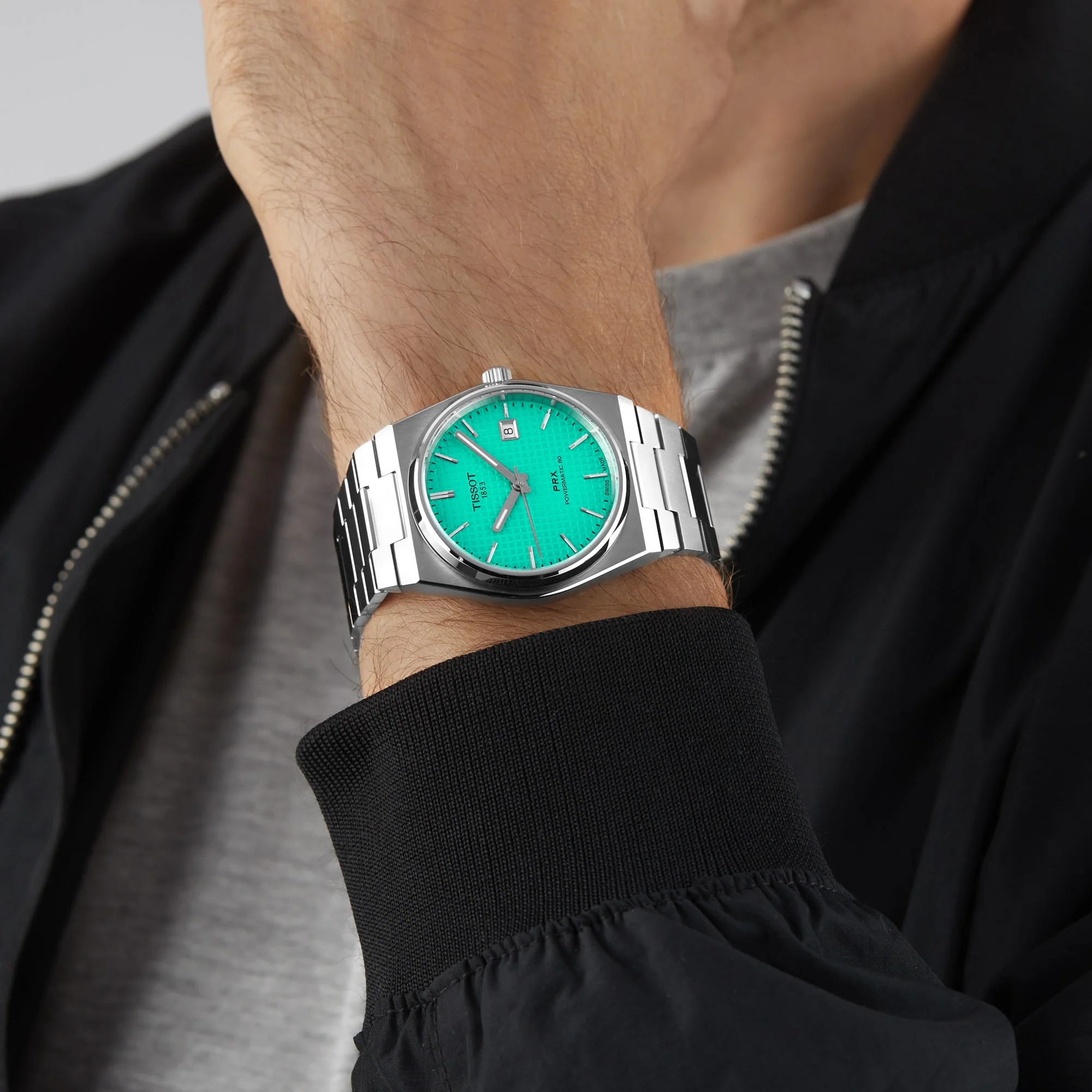 PRX Powermatic 80 | 40mm, Steel, Mint Green Dial - Image 5
