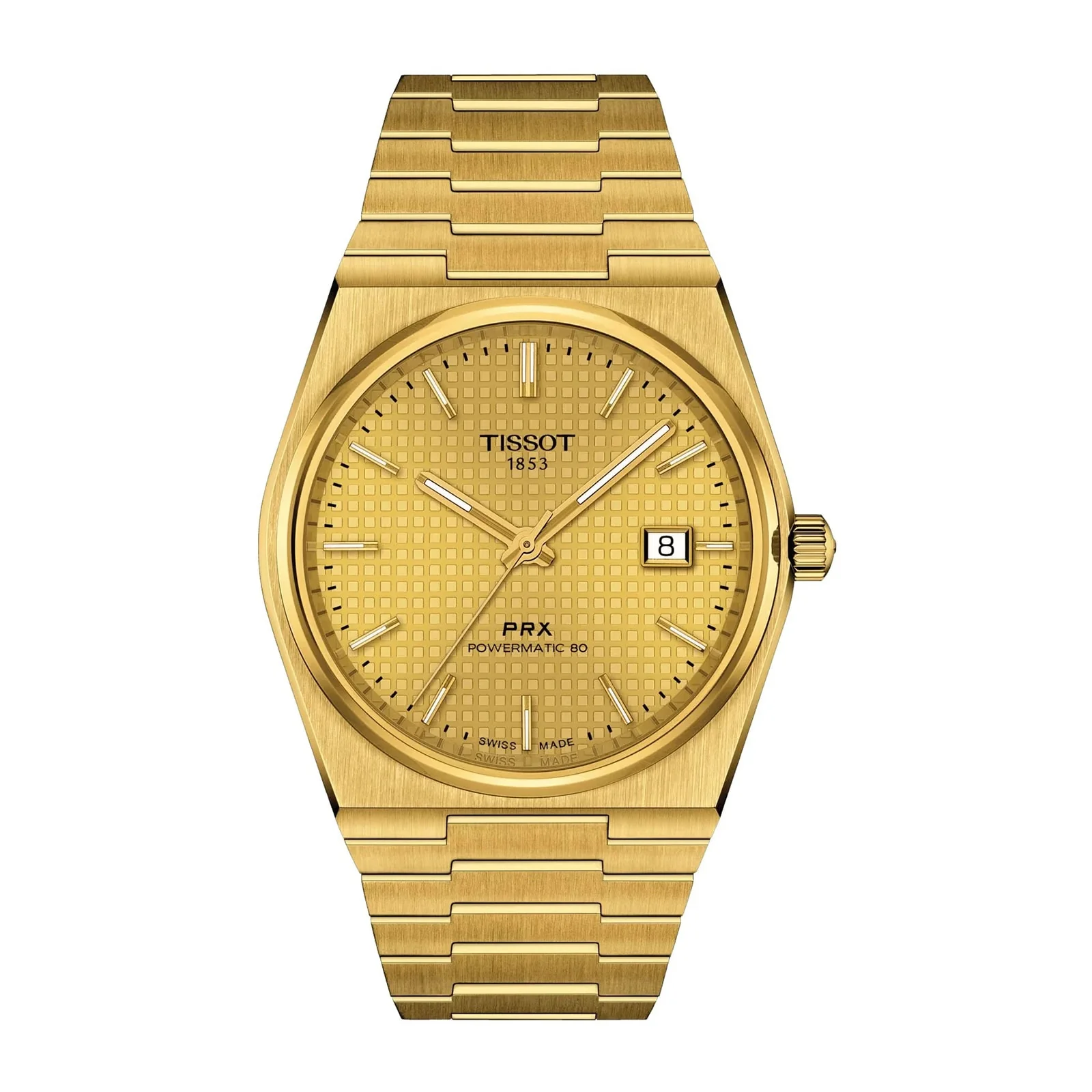 PRX Powermatic 80 | 40mm, Two-Tone Steel & PVD Yellow Gold, Gold Dial