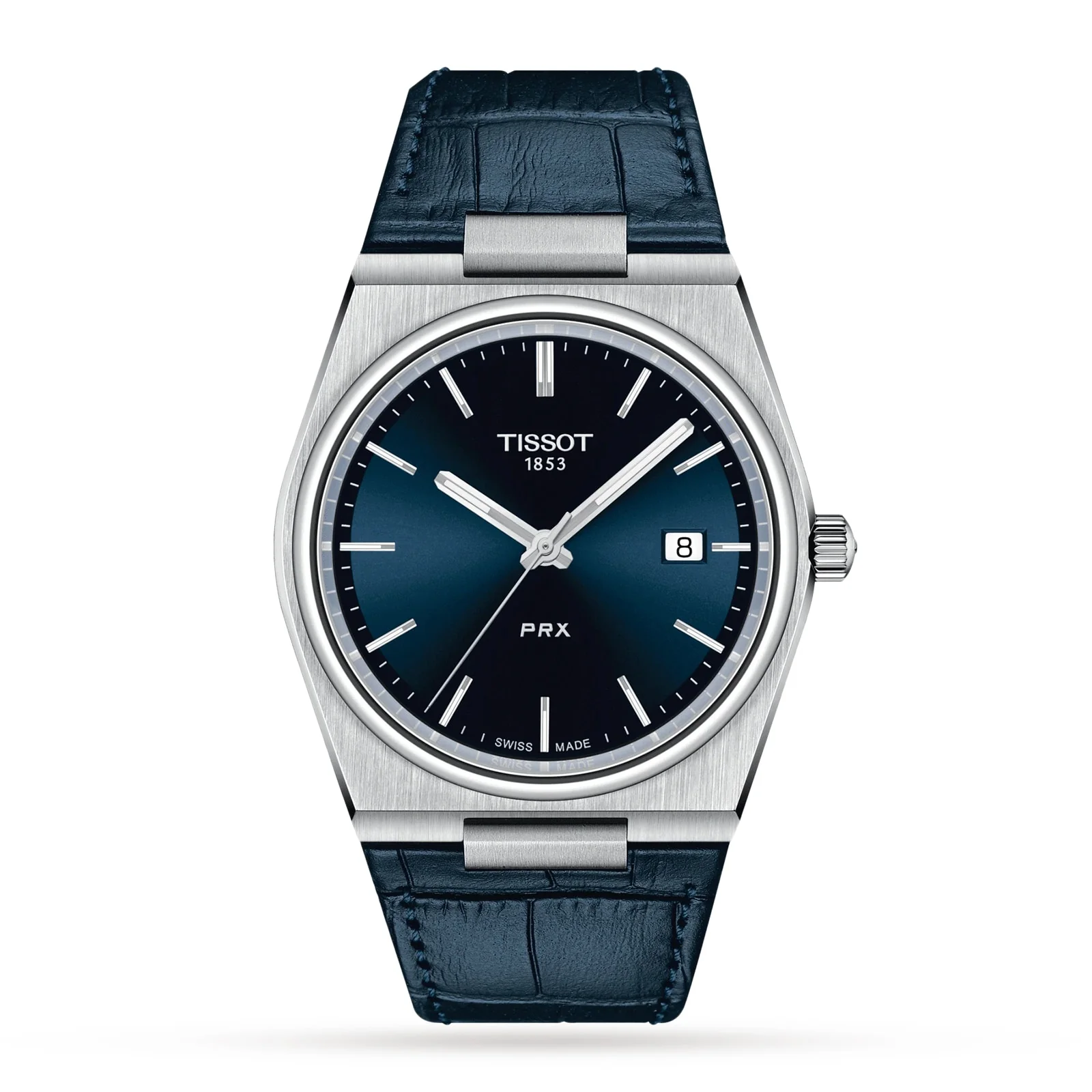 PRX | 40mm, Steel, Leather, Blue Dial