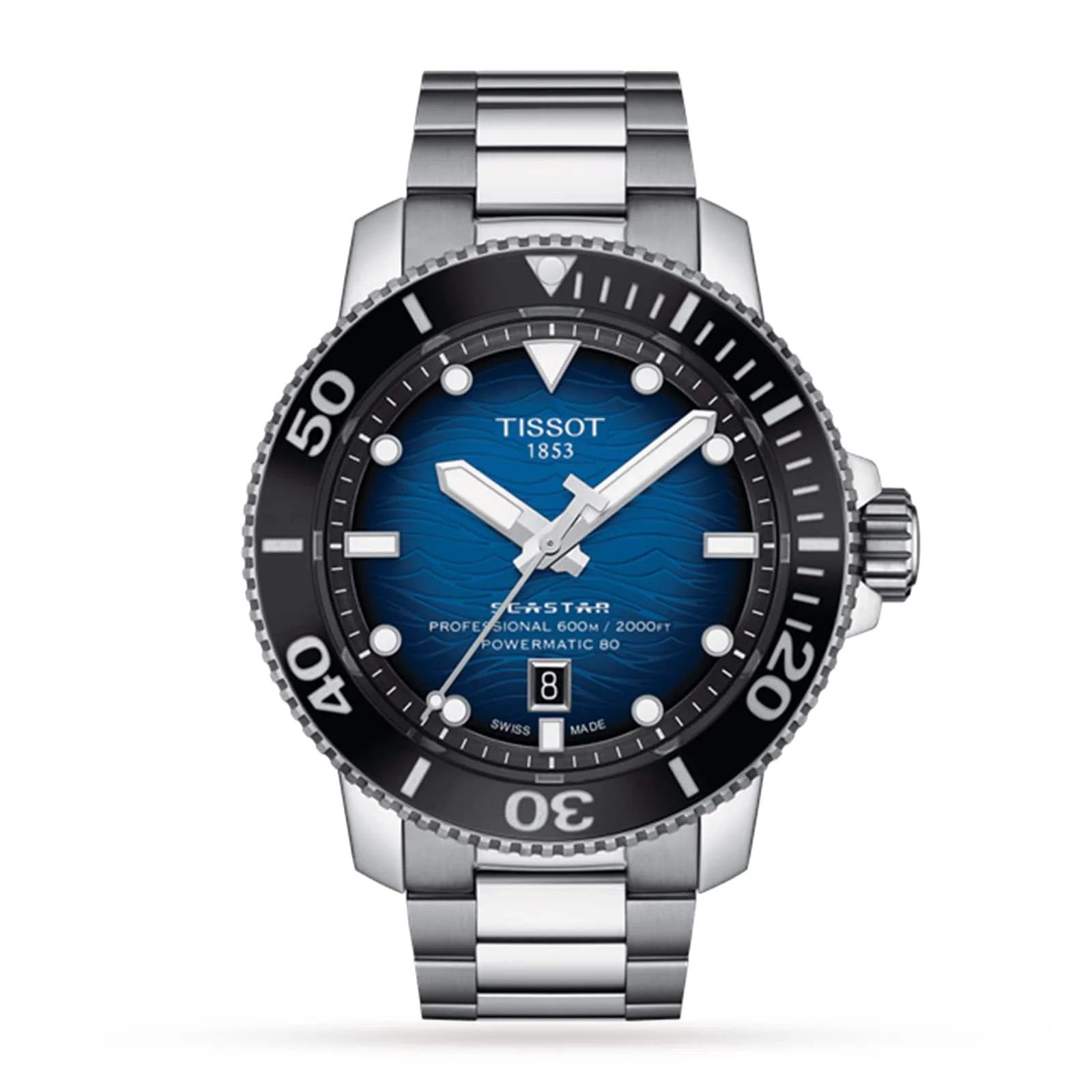Seastar 2000 Professional Powermatic 80 | 46mm, Steel, Blue Dial